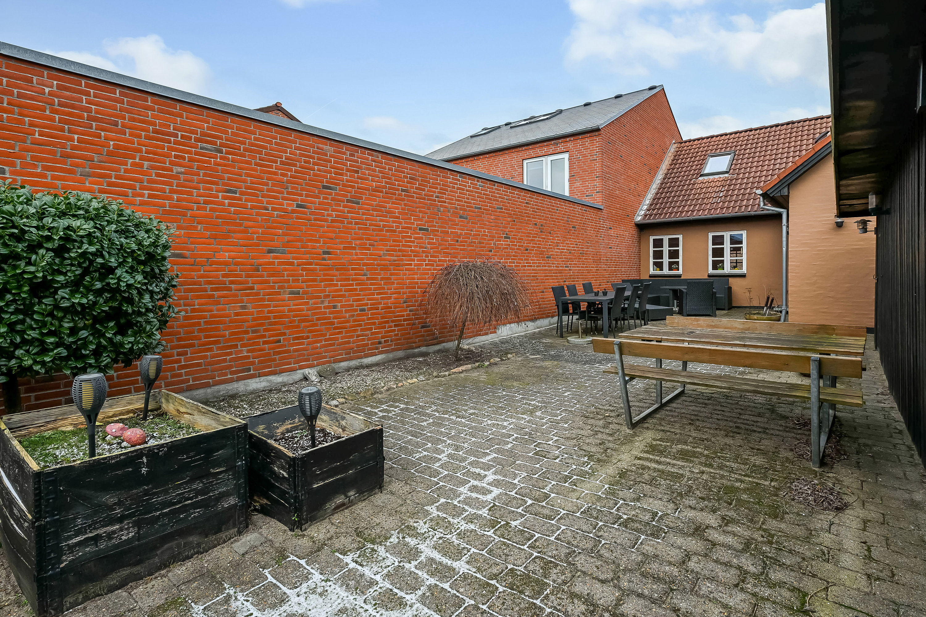 Fremhævet terrasse billede i fuldskærmstilstand. Billede af Storegade 49, Bramming, 6740 Bramming