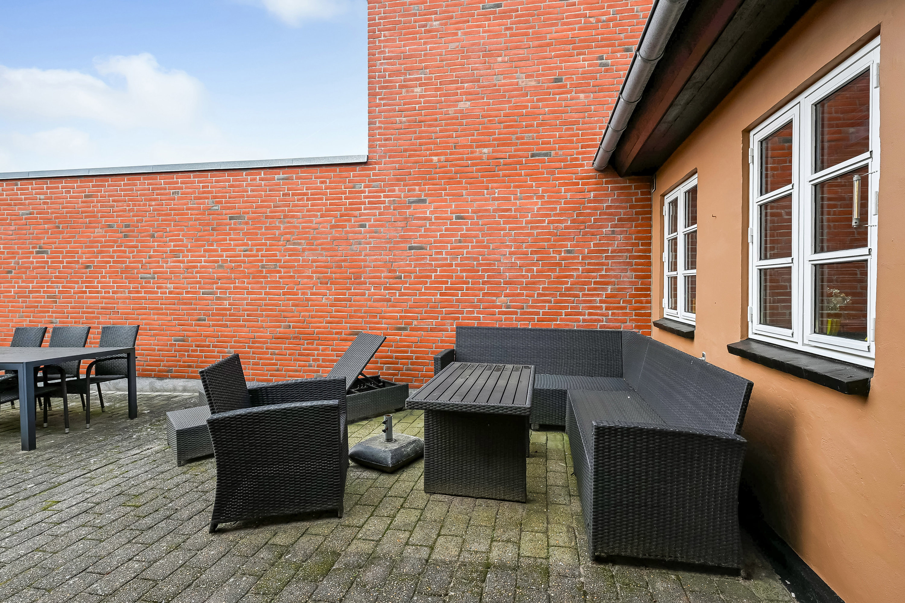 Fremhævet terrasse billede i fuldskærmstilstand. Billede af Storegade 49, Bramming, 6740 Bramming