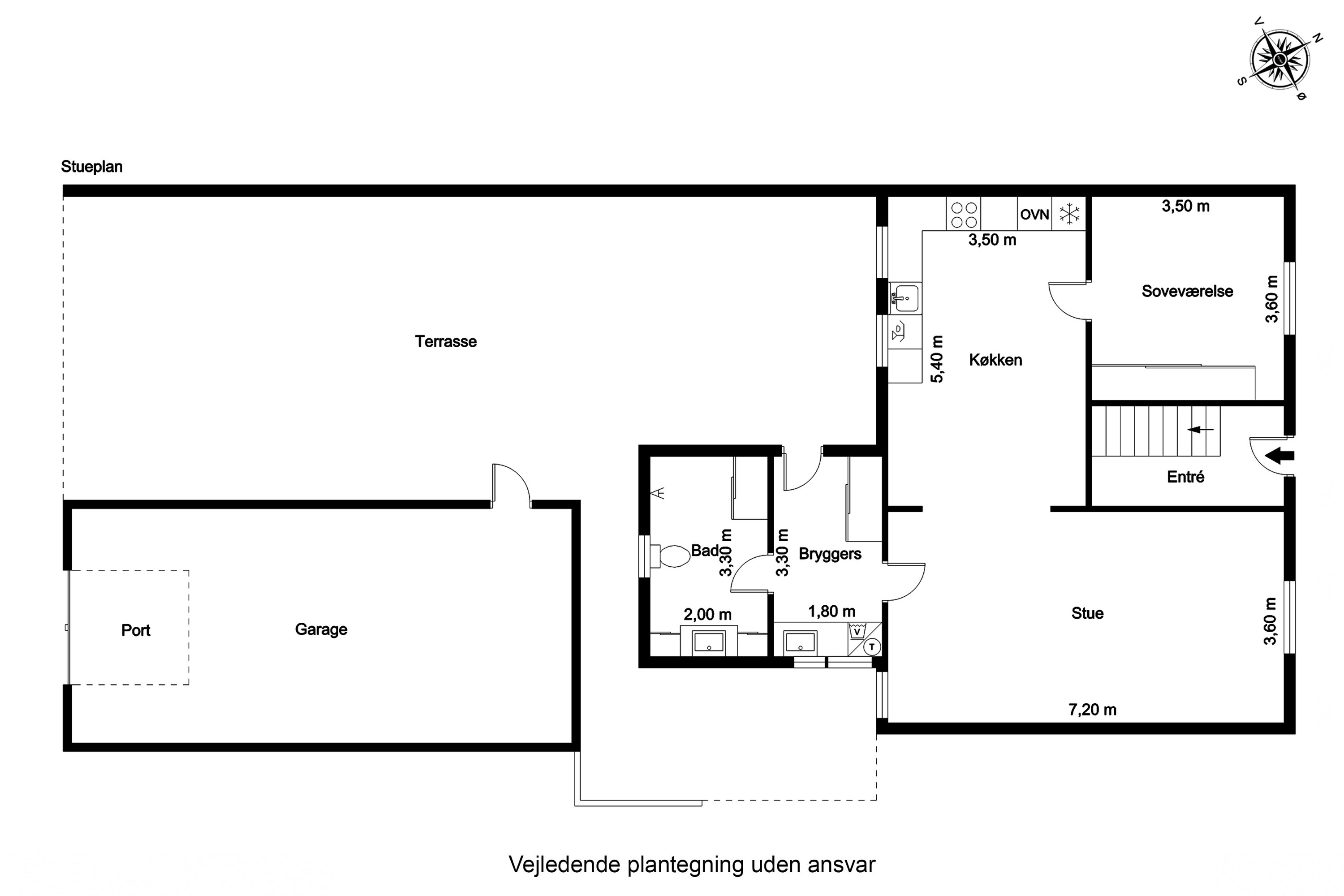 Plantegninger billede af Storegade 49, Bramming, 6740 Bramming