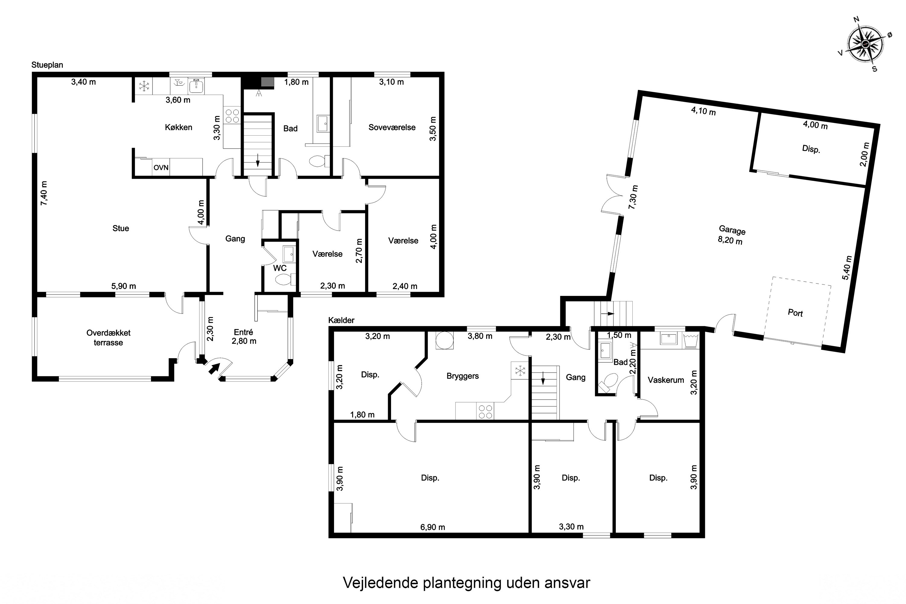 Plantegninger billede af Kirkegade 5E, Bramming, 6740 Bramming