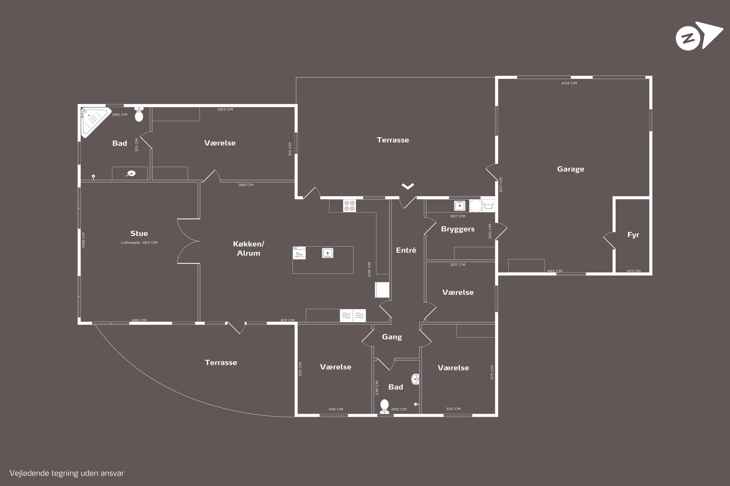 Plantegninger billede af Løbegangen 116, 5800 Nyborg