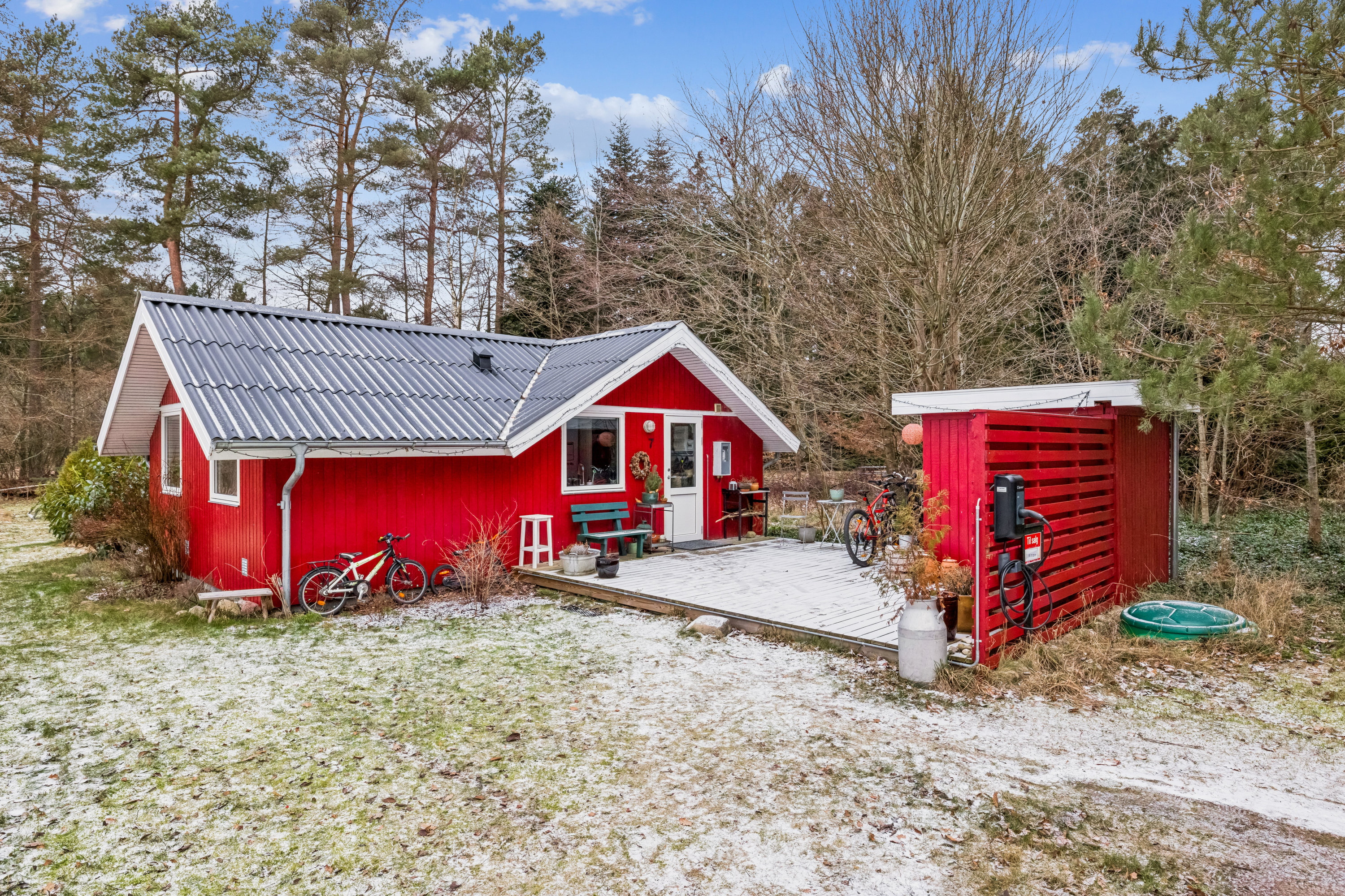 Fremhævet andet billede i fuldskærmstilstand. Billede af Grævlingevej 7, Thorsager, 8410 Rønde