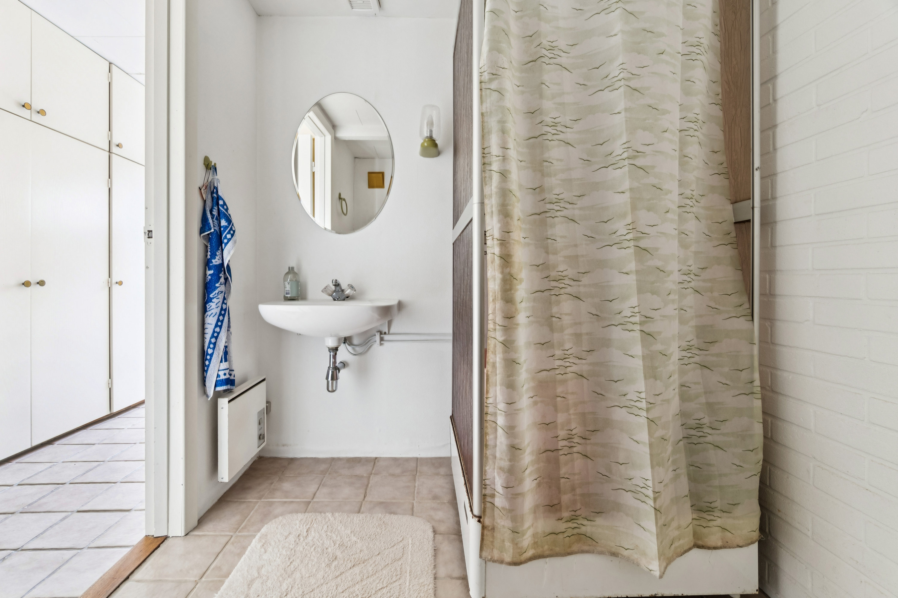 Fremhævet badeværelse billede i fuldskærmstilstand. Billede af Bygmarken 9, 6771 Gredstedbro