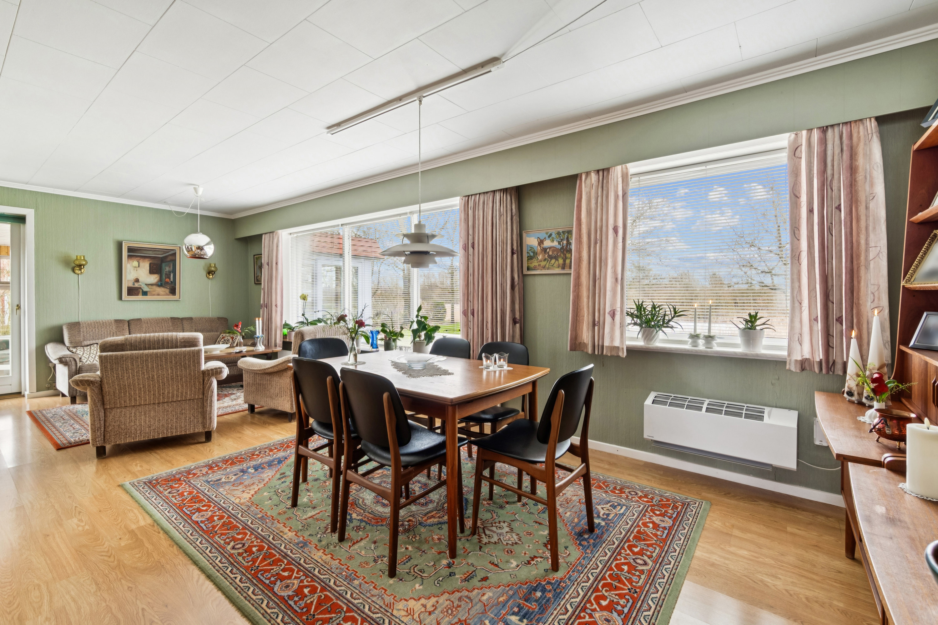 Fremhævet stue billede i fuldskærmstilstand. Billede af Bygmarken 9, 6771 Gredstedbro