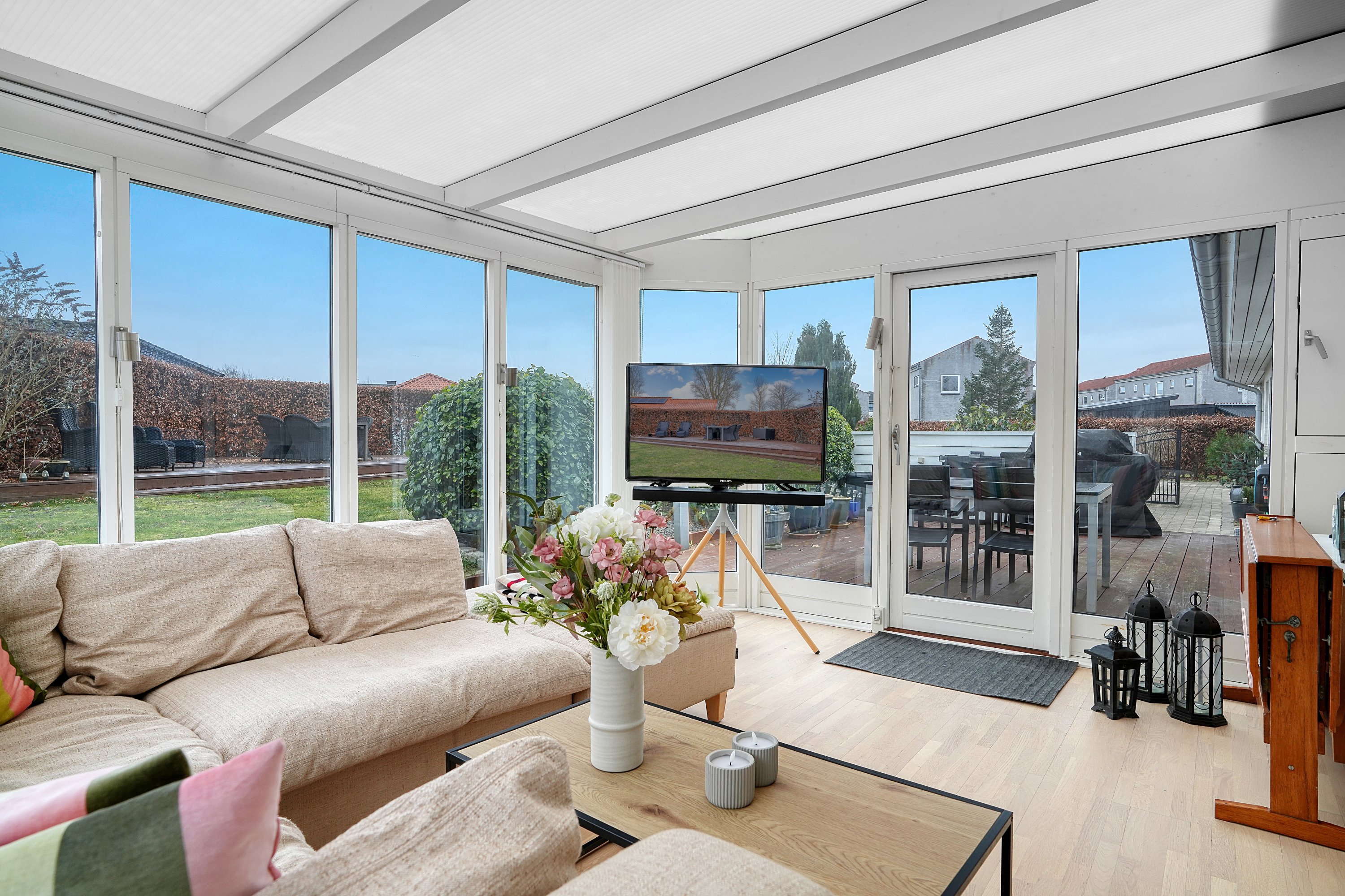 Fremhævet vinterhave billede i fuldskærmstilstand. Billede af Stjernedalen 19, 4300 Holbæk