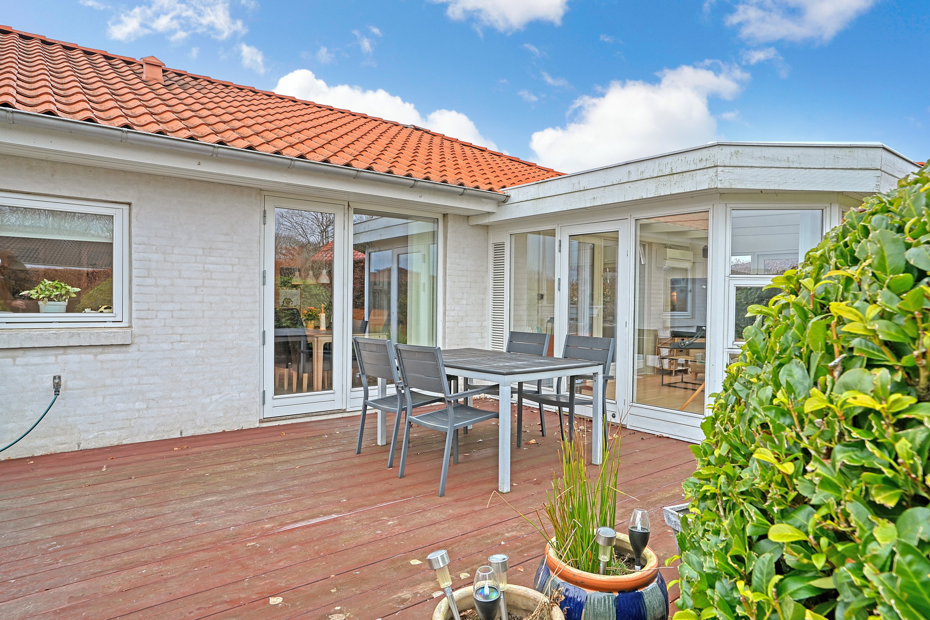 Fremhævet terrasse billede i fuldskærmstilstand. Billede af Stjernedalen 19, 4300 Holbæk