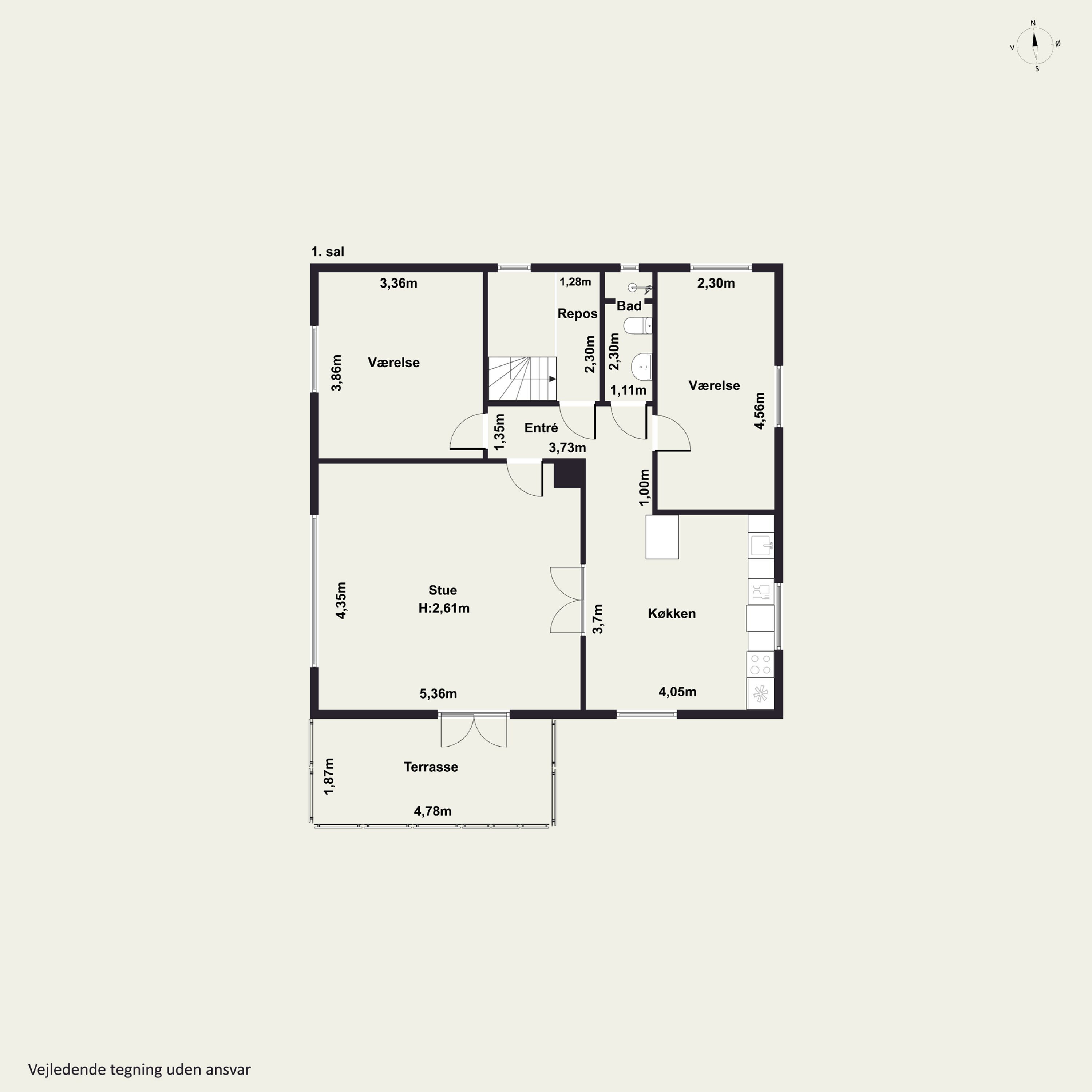 Plantegninger billede af Christiansdal 38, 1., 2610 Rødovre