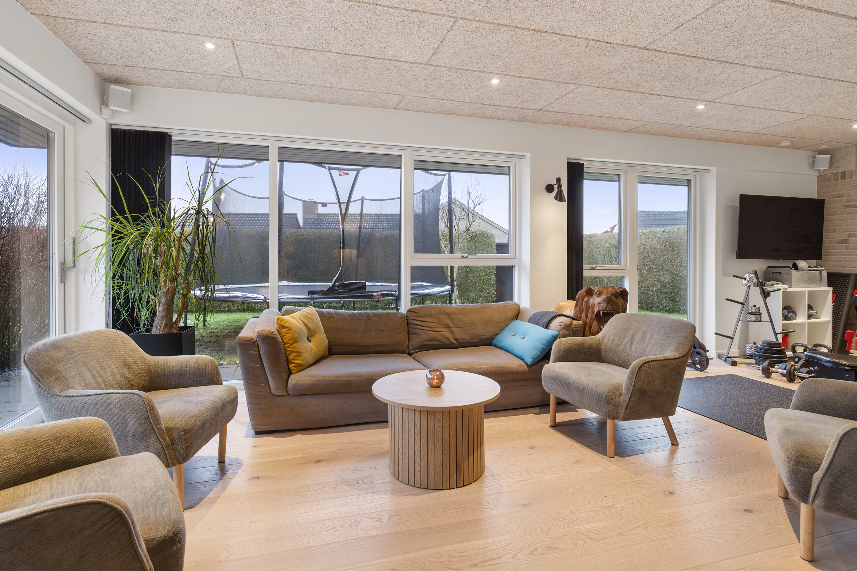 Fremhævet stue billede i fuldskærmstilstand. Billede af Bispehaven 34, 9440 Aabybro