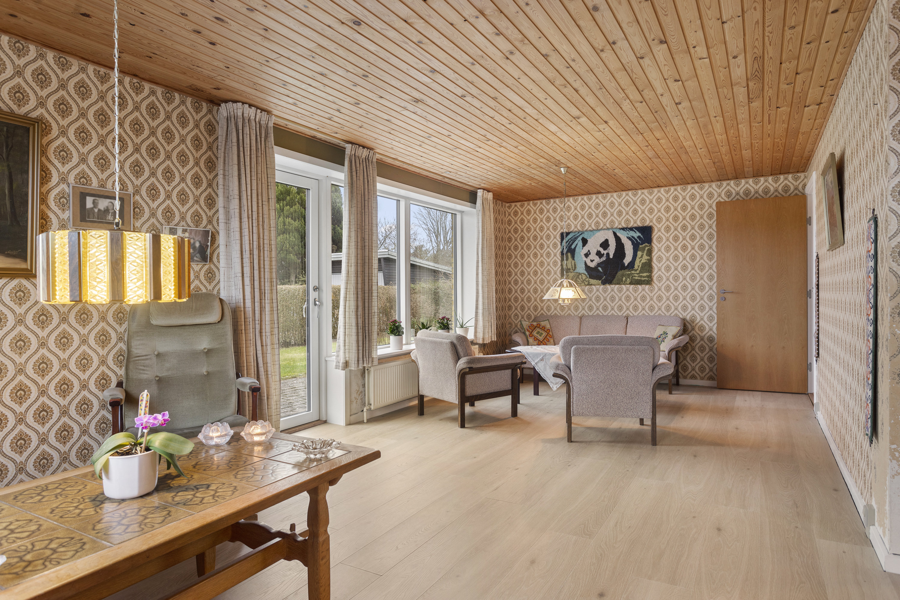 Fremhævet stue billede i fuldskærmstilstand. Billede af Toftevænget 8, 9300 Sæby