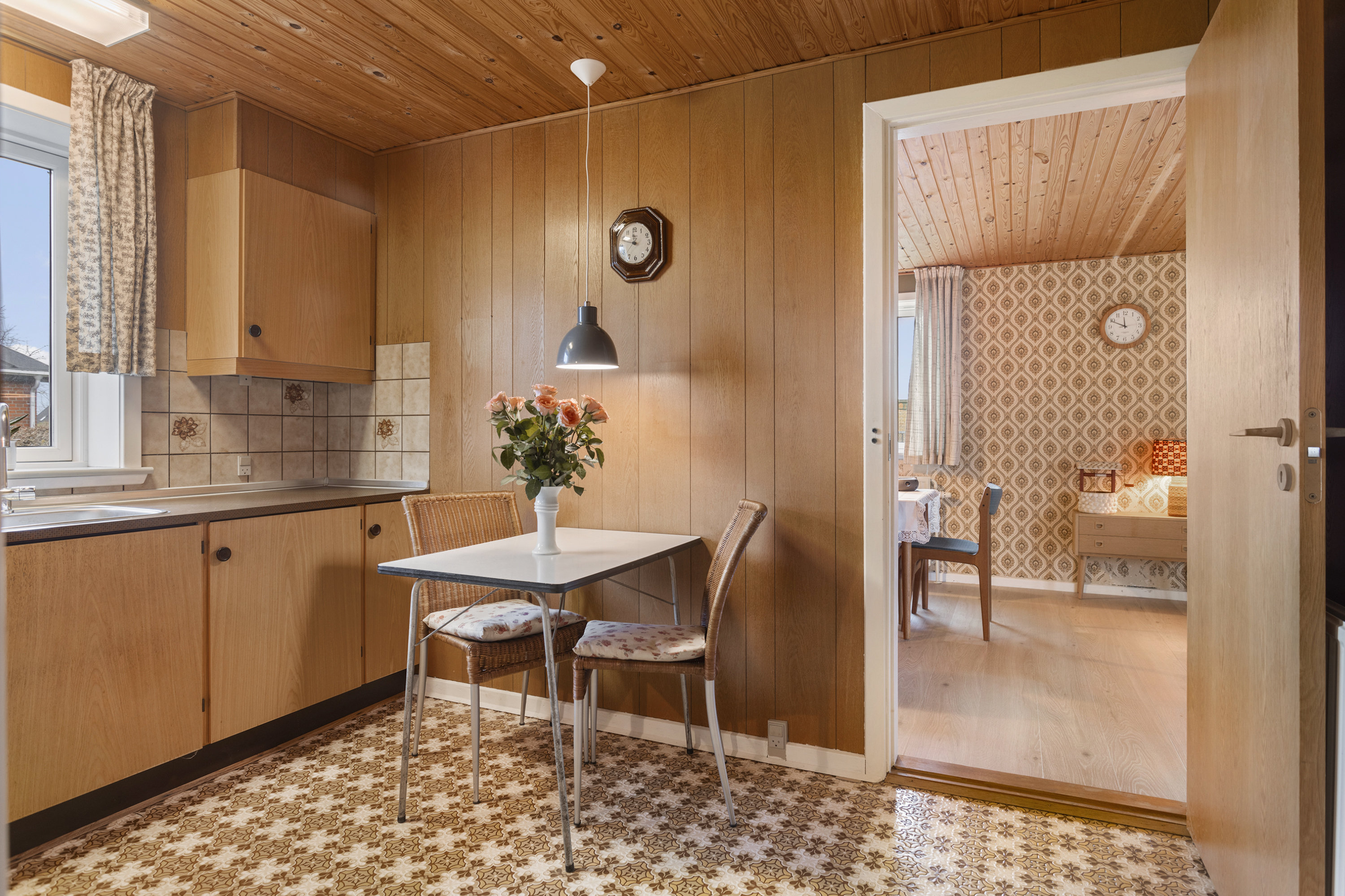 Fremhævet køkken billede i fuldskærmstilstand. Billede af Toftevænget 8, 9300 Sæby