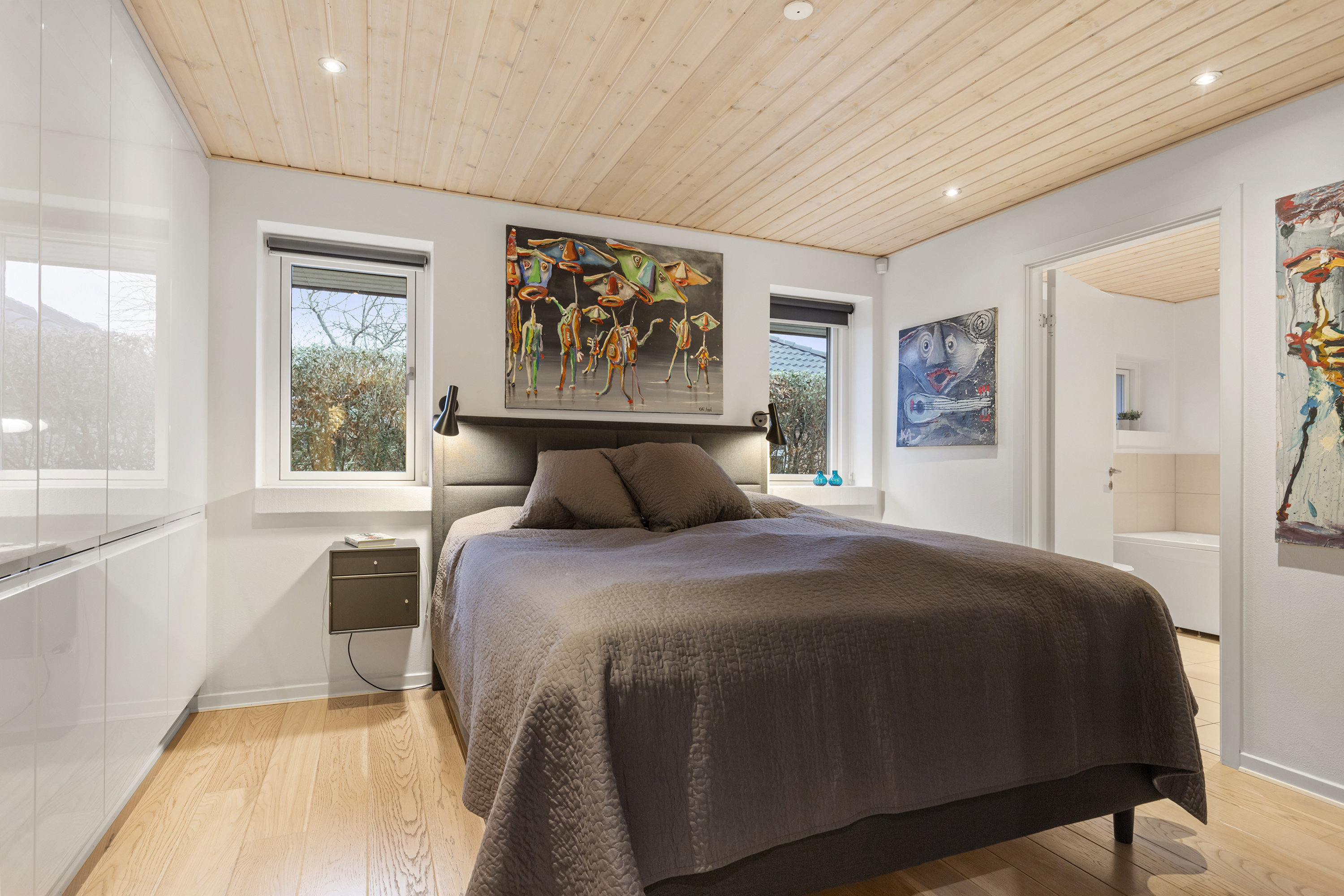 Fremhævet soveværelse billede i fuldskærmstilstand. Billede af Bispehaven 34, 9440 Aabybro