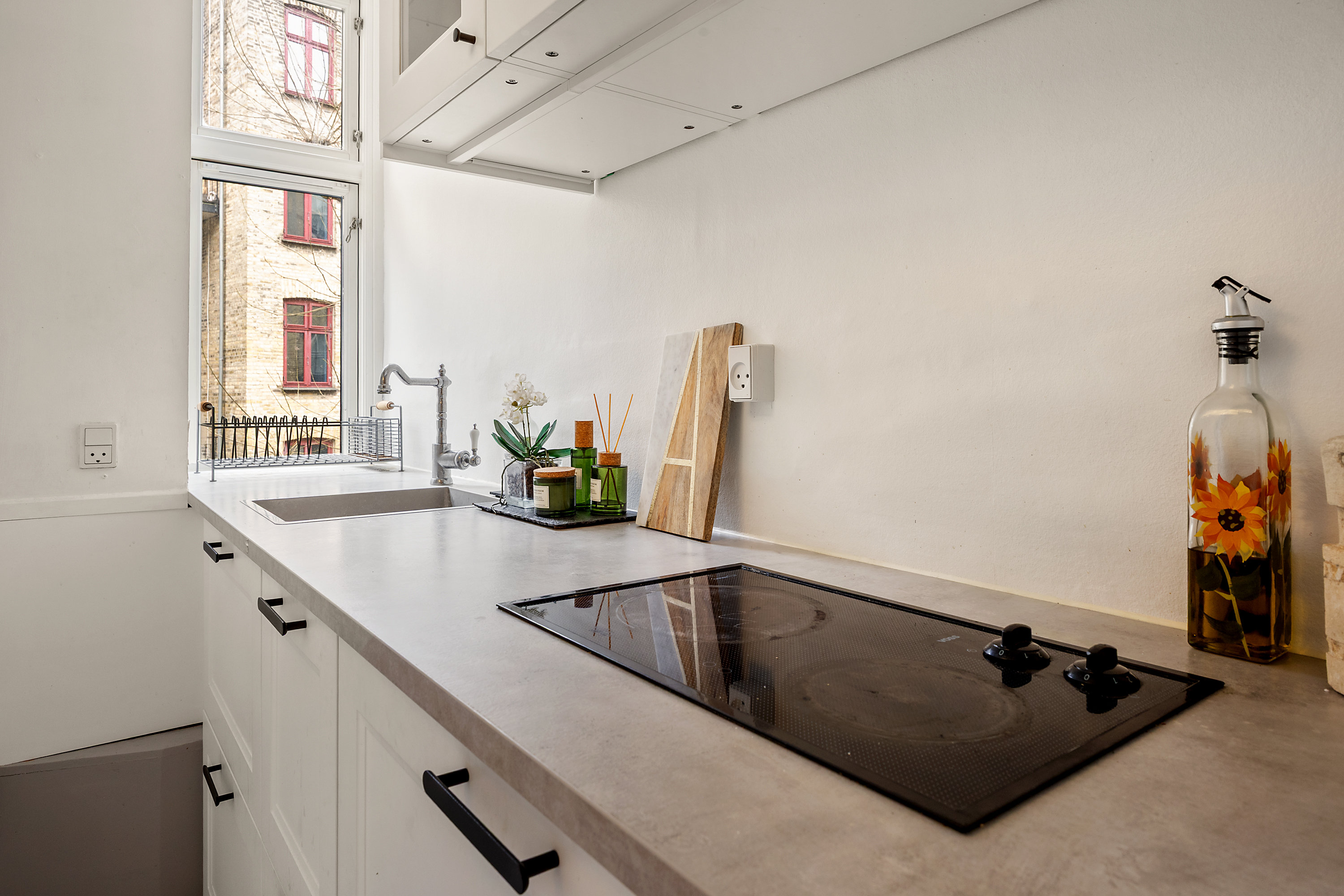 Fremhævet køkken billede i fuldskærmstilstand. Billede af Eriksgade 3, 2. th., 1708 København V