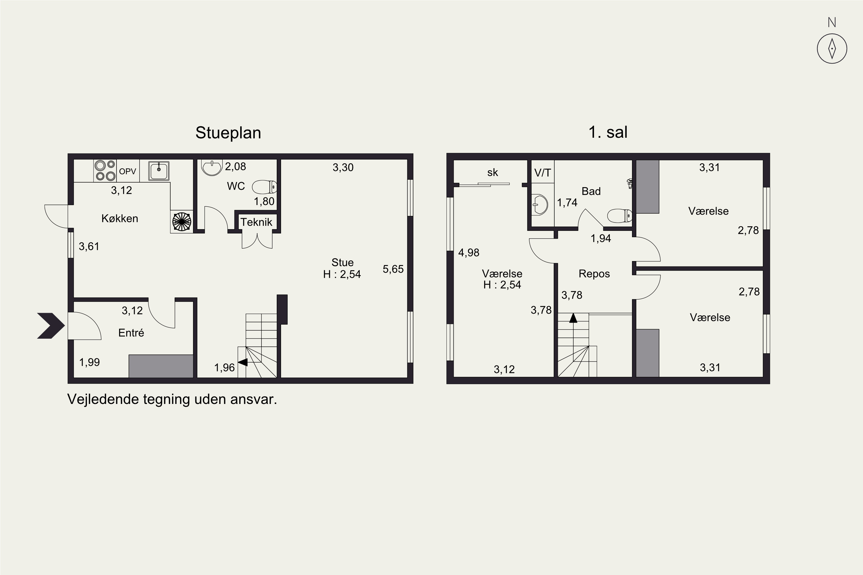 Plantegninger billede af Gustav Holms Vej 12, Risvangen, 8200 Aarhus N