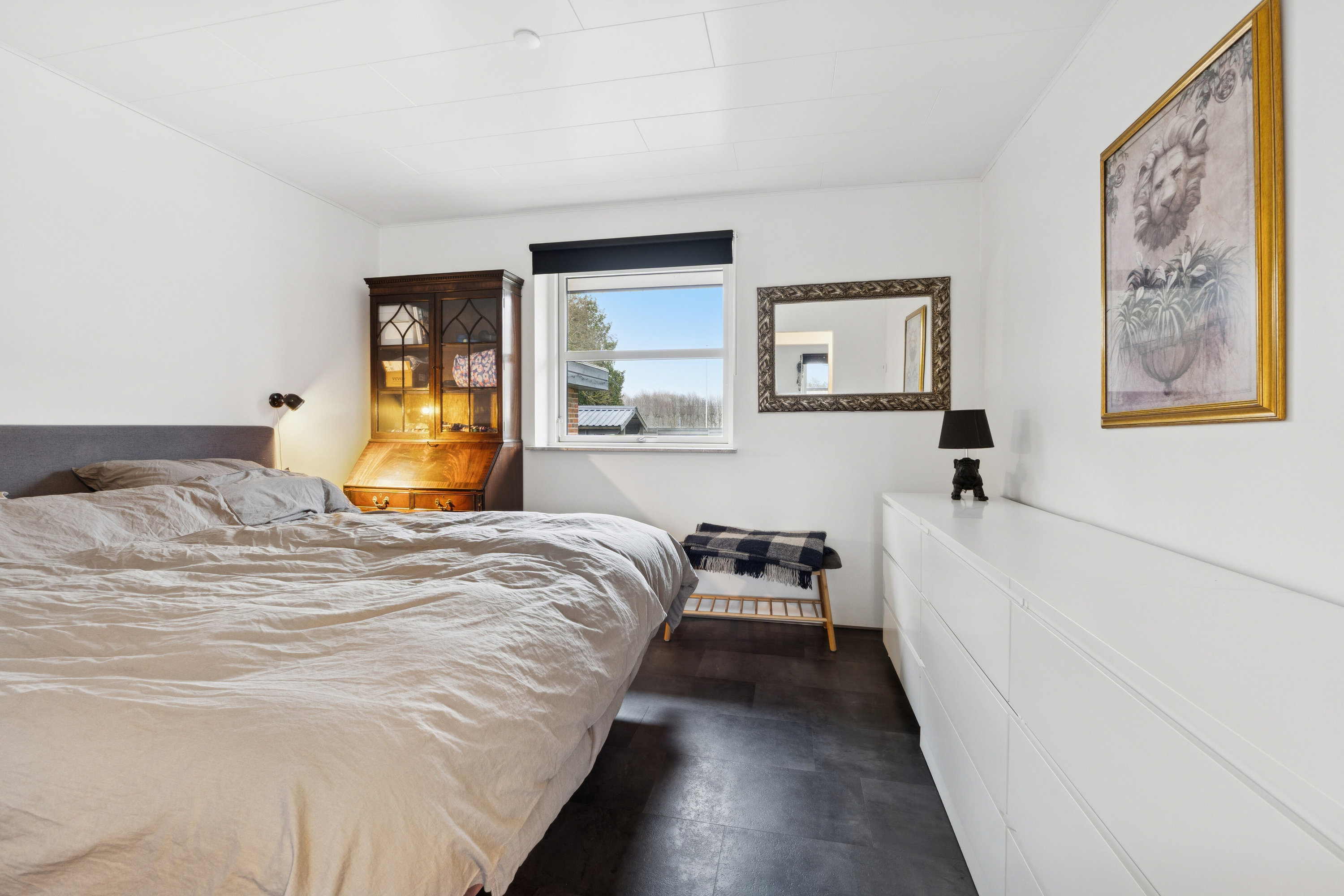 Fremhævet soveværelse billede i fuldskærmstilstand. Billede af Hovmarken 27, Skellerup, 5540 Ullerslev