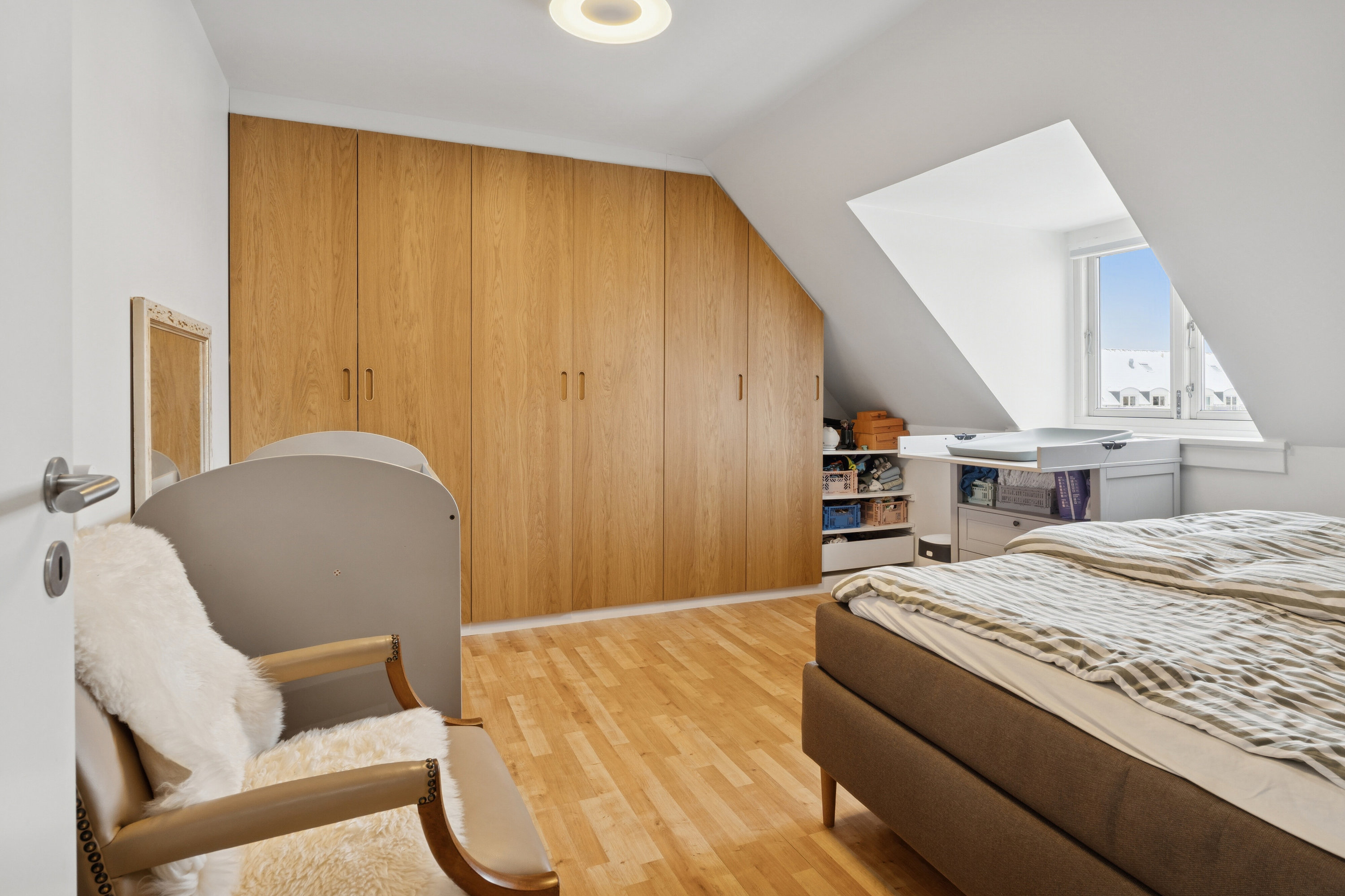 Fremhævet soveværelse billede i fuldskærmstilstand. Billede af Bonkesvej 12, 2. th., 2650 Hvidovre