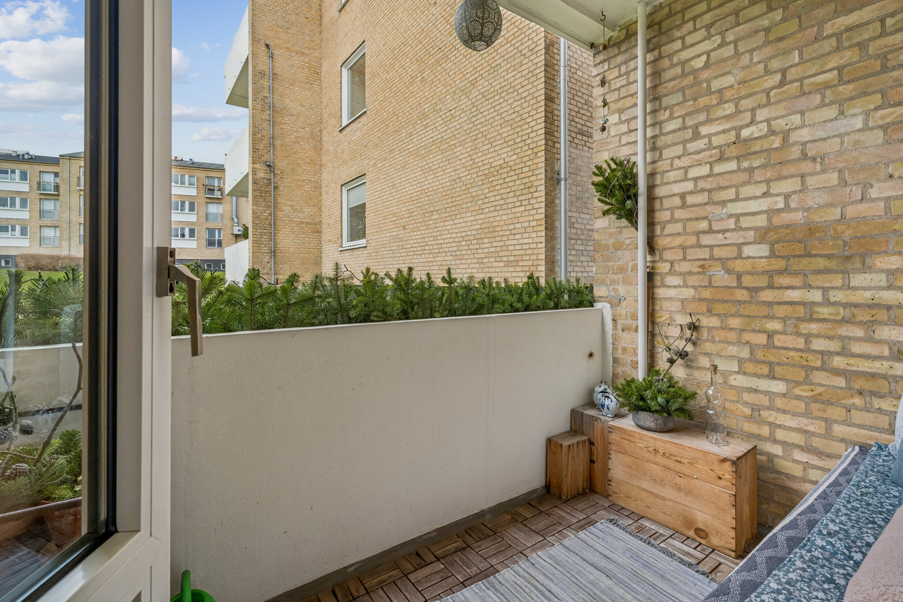 Fremhævet altan billede i fuldskærmstilstand. Billede af Provstejorden 10, st.. tv., 9000 Aalborg