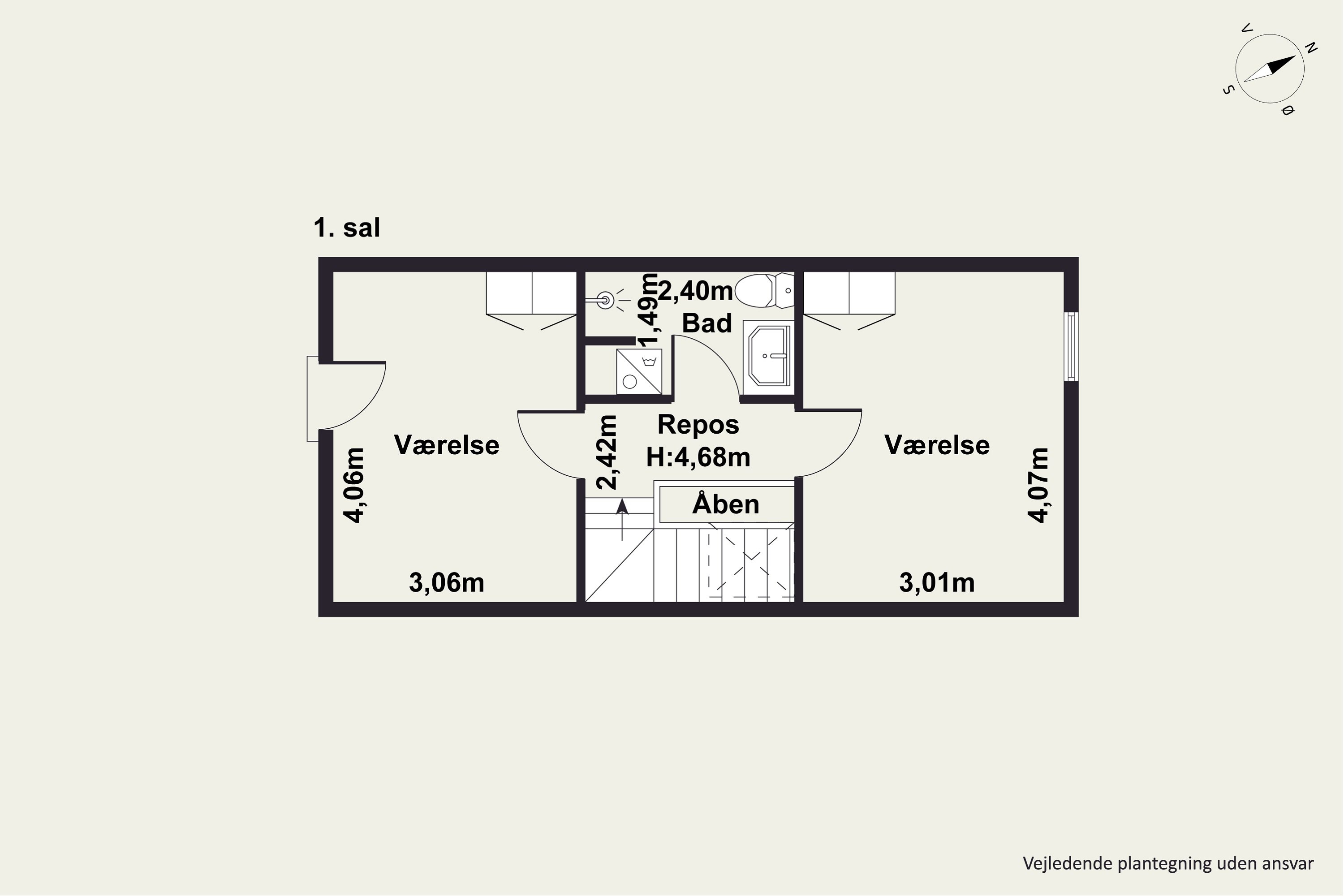 Plantegninger billede af Strandhaven 79, 2665 Vallensbæk Strand