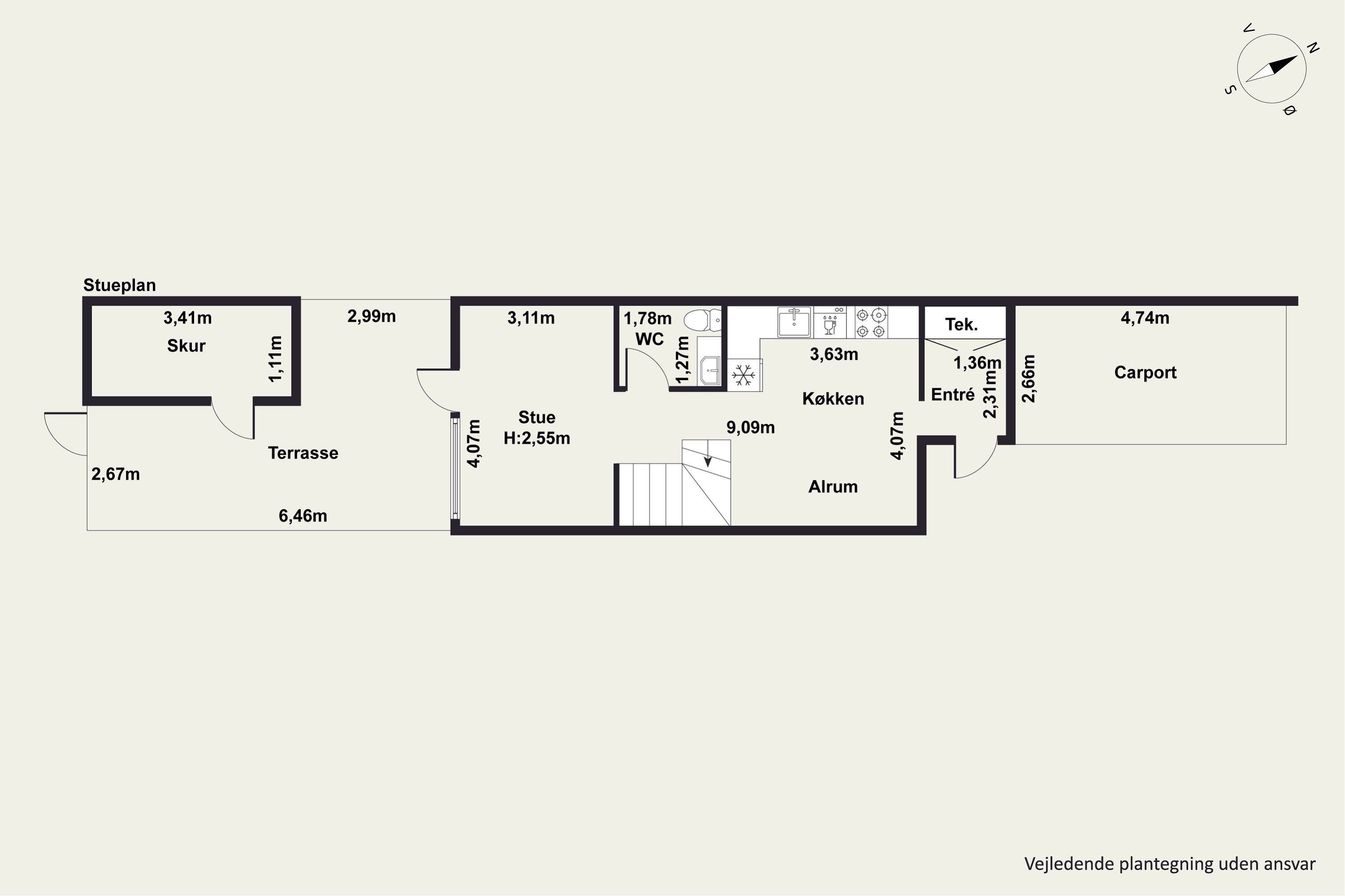 Plantegninger billede af Strandhaven 79, 2665 Vallensbæk Strand