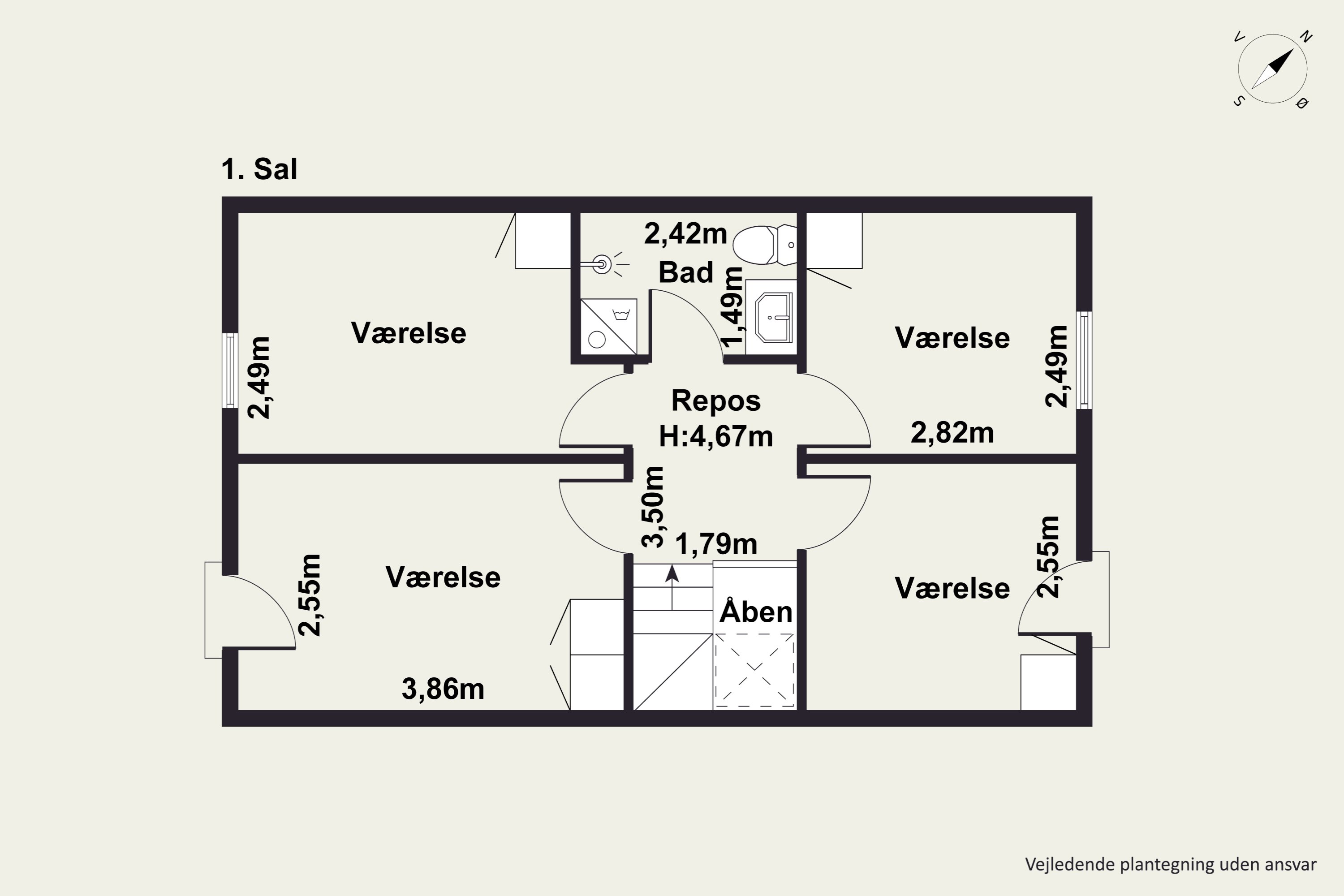Plantegninger billede af Strandhaven 147, 2665 Vallensbæk Strand