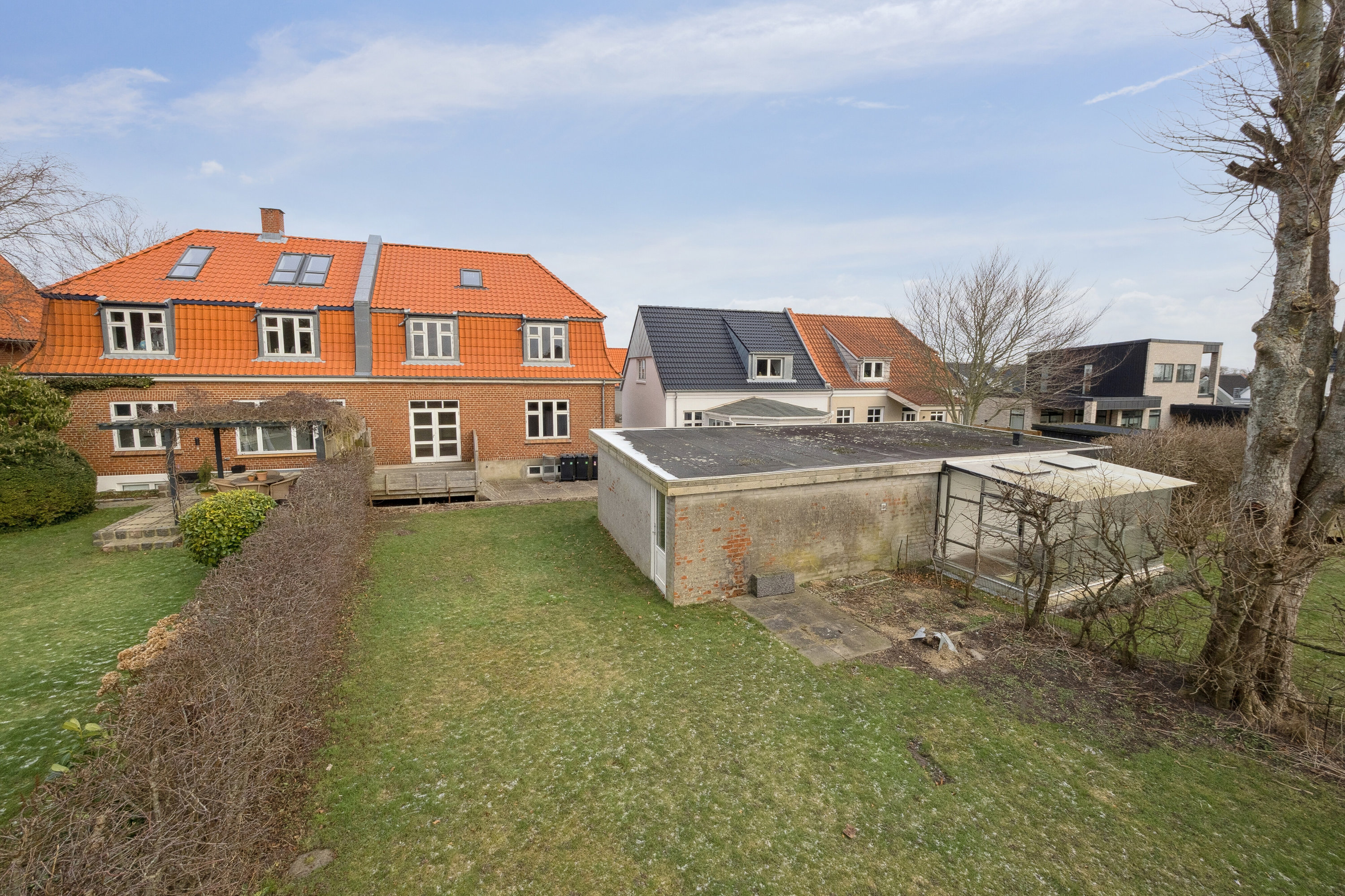 Fremhævet set fra haven billede i fuldskærmstilstand. Billede af Møllevej 53, 7700 Thisted