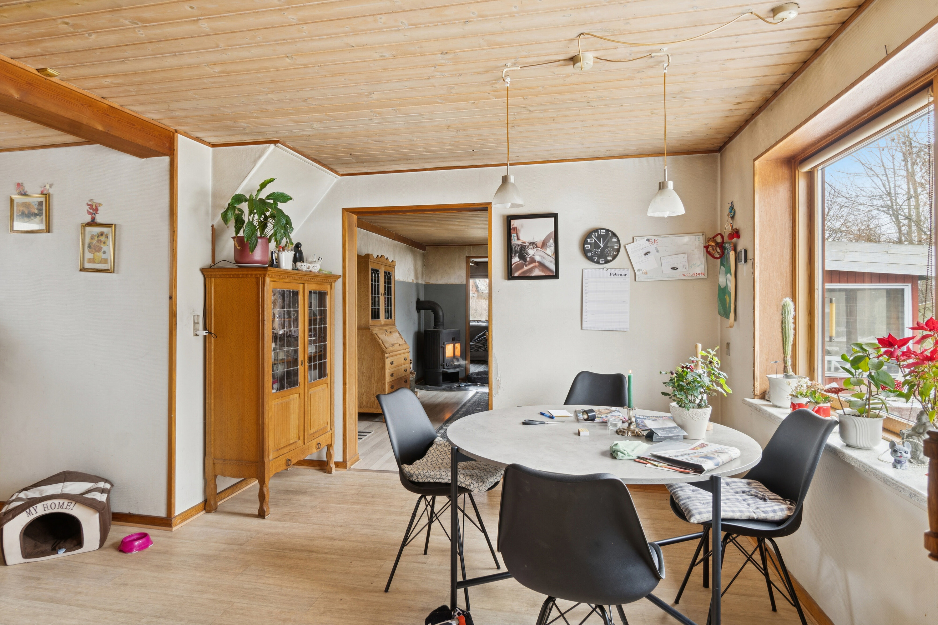 Fremhævet spisestue billede i fuldskærmstilstand. Billede af Kaldredvej 24, 4593 Eskebjerg