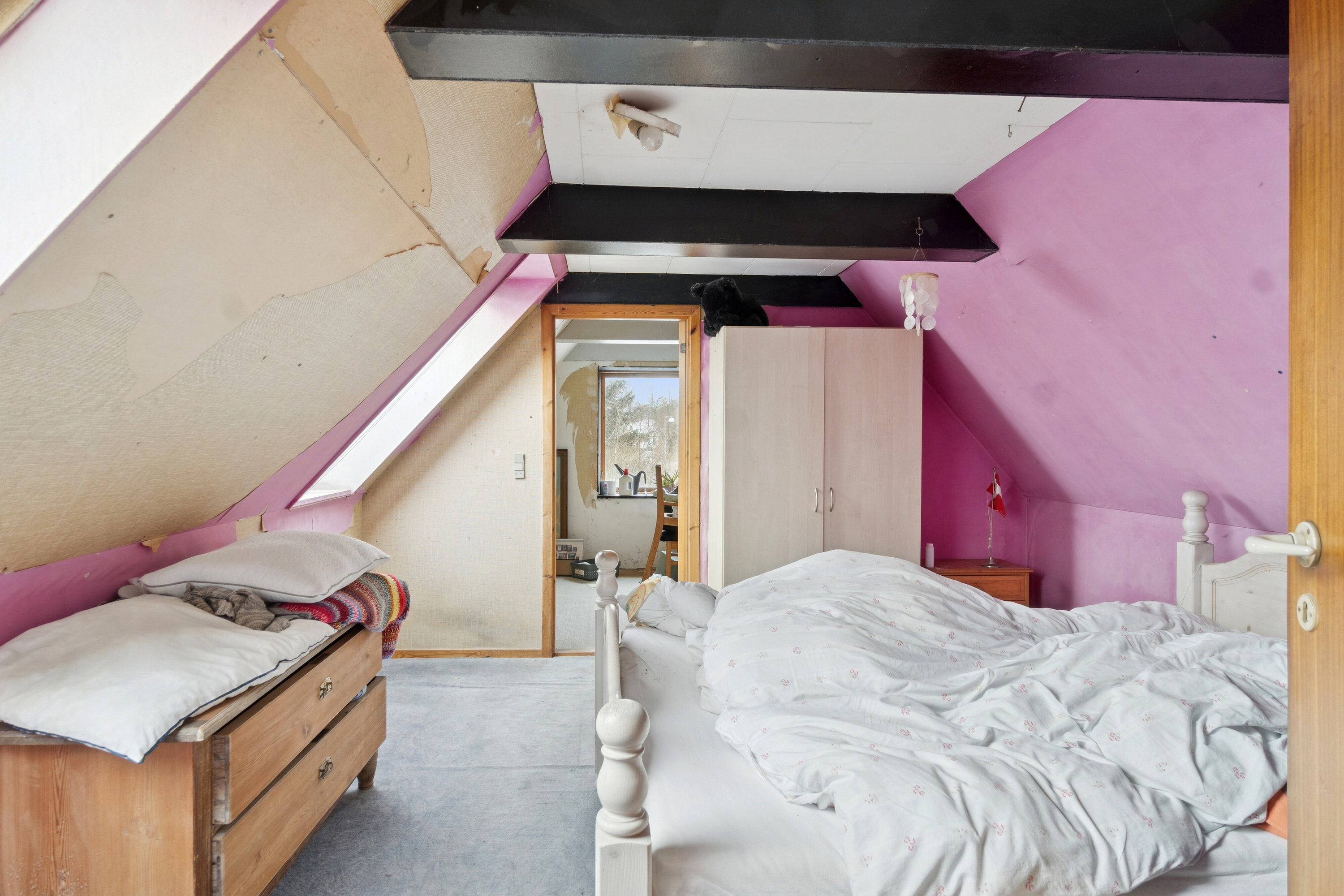 Fremhævet soveværelse billede i fuldskærmstilstand. Billede af Kaldredvej 24, 4593 Eskebjerg