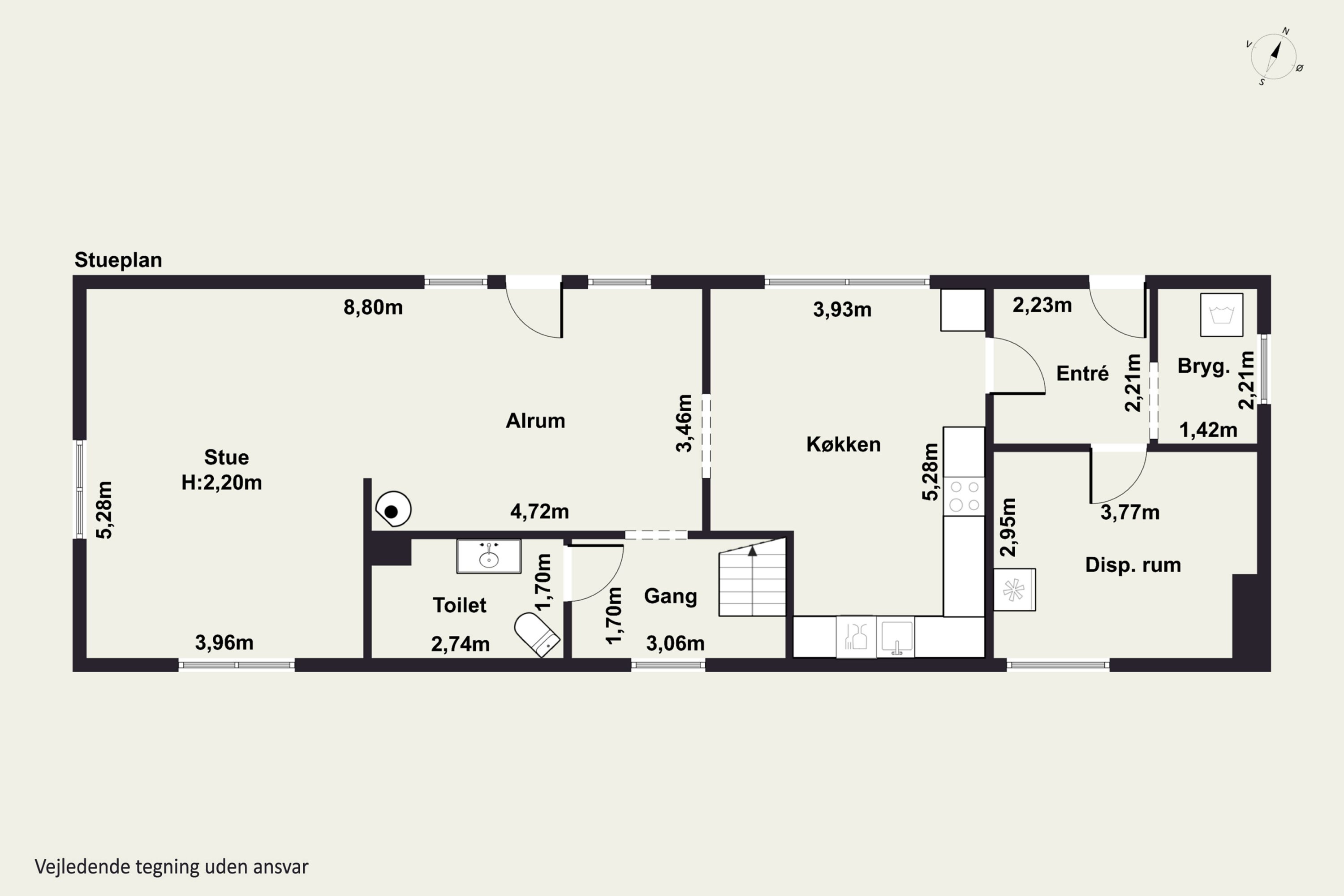 Plantegninger billede af Kaldredvej 24, 4593 Eskebjerg
