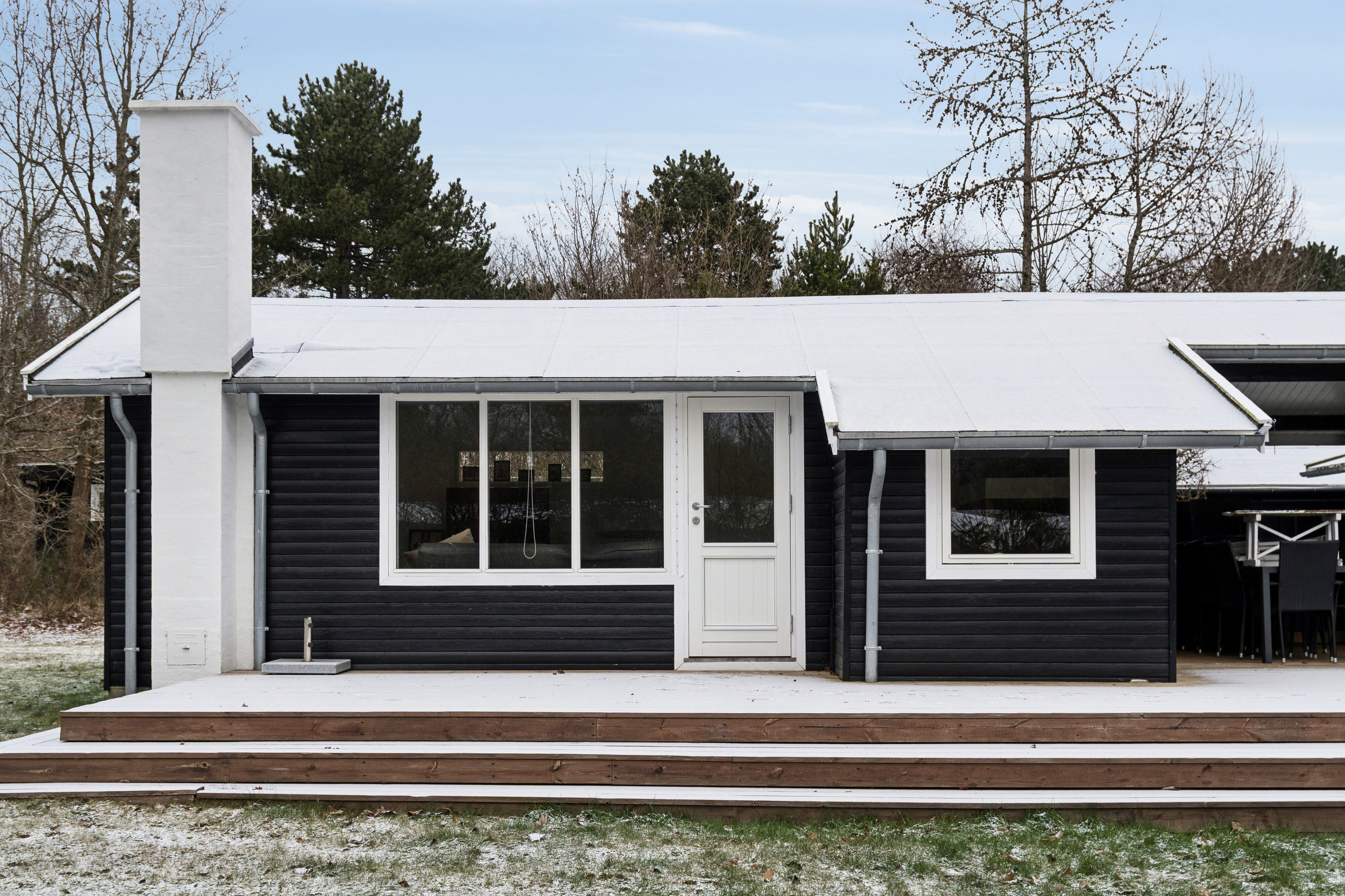 Fremhævet set fra haven billede i fuldskærmstilstand. Billede af Saturnvej 24, Højby Lyng, 4573 Højby