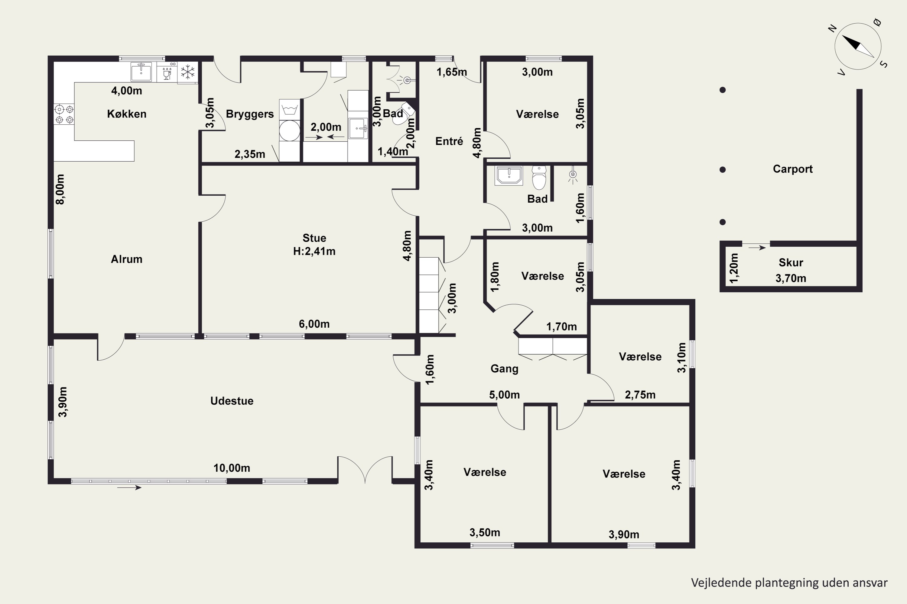 Plantegninger billede af Pilevænget 57, 8990 Fårup