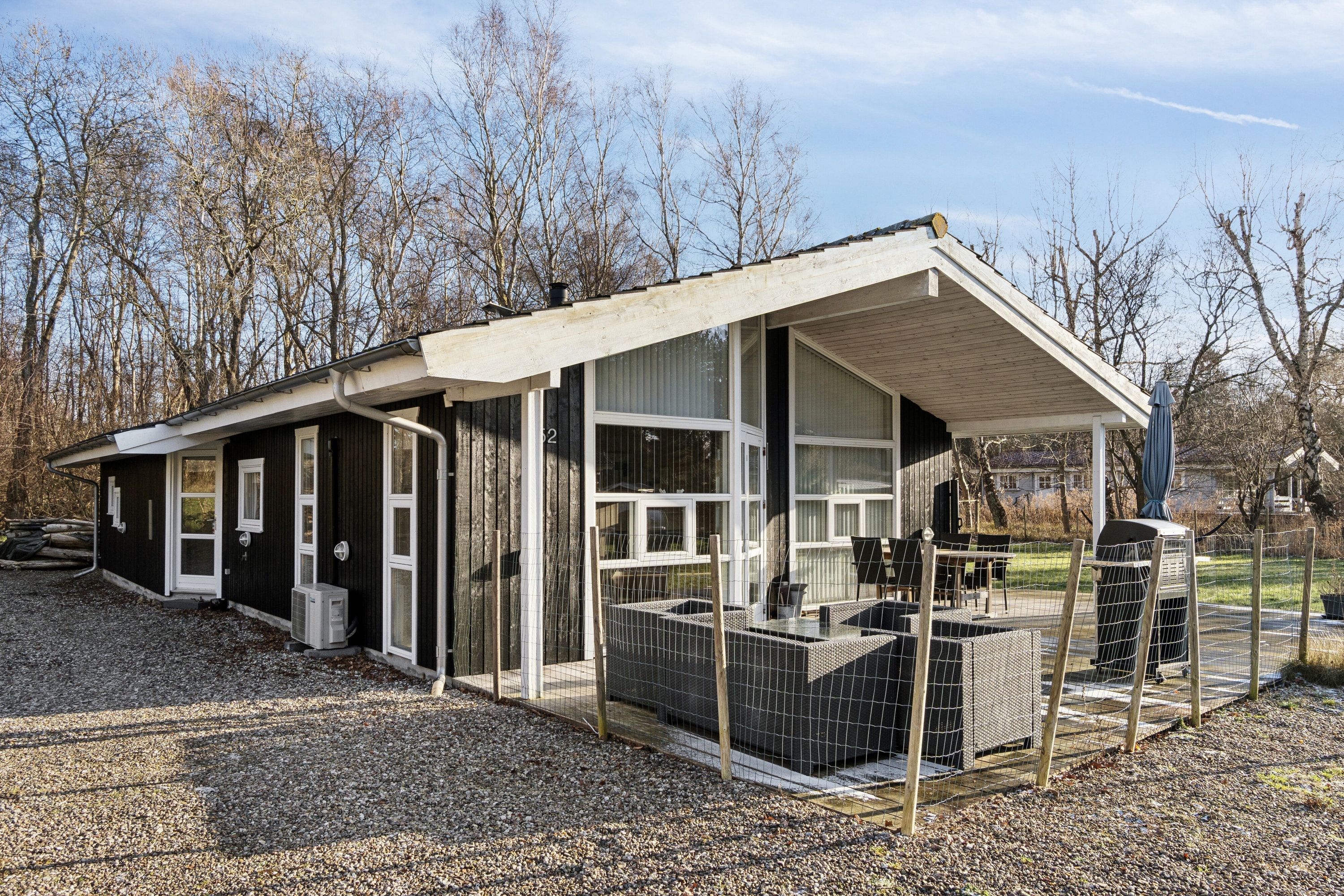 Miniaturebillede 1: set fra haven. Billede af Trekronervej 52, Gudmindrup Lyng, 4573 Højby