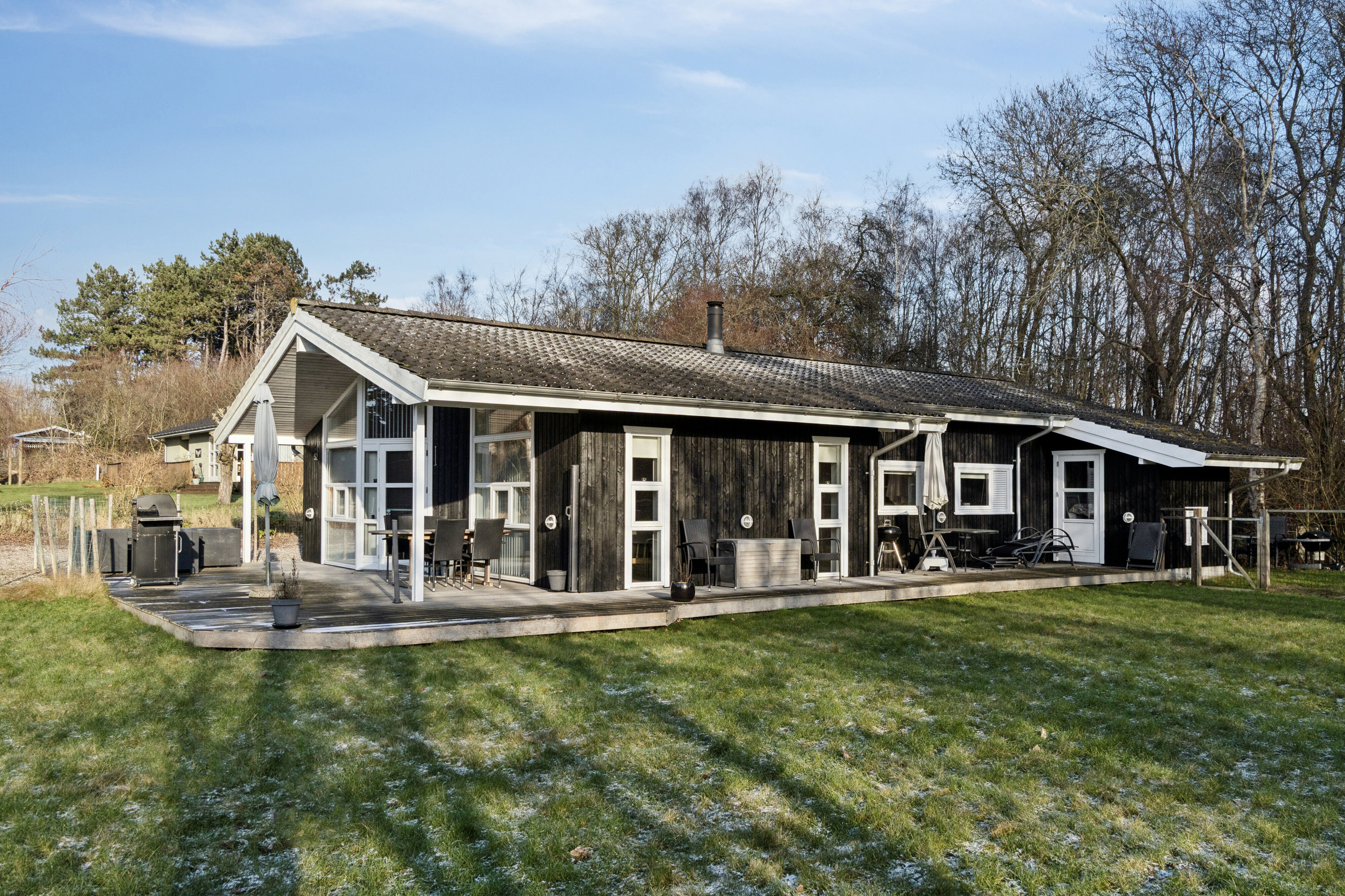 Fritidshus: Set fra haven på Trekronervej 52, Gudmindrup Lyng, 4573 Højby