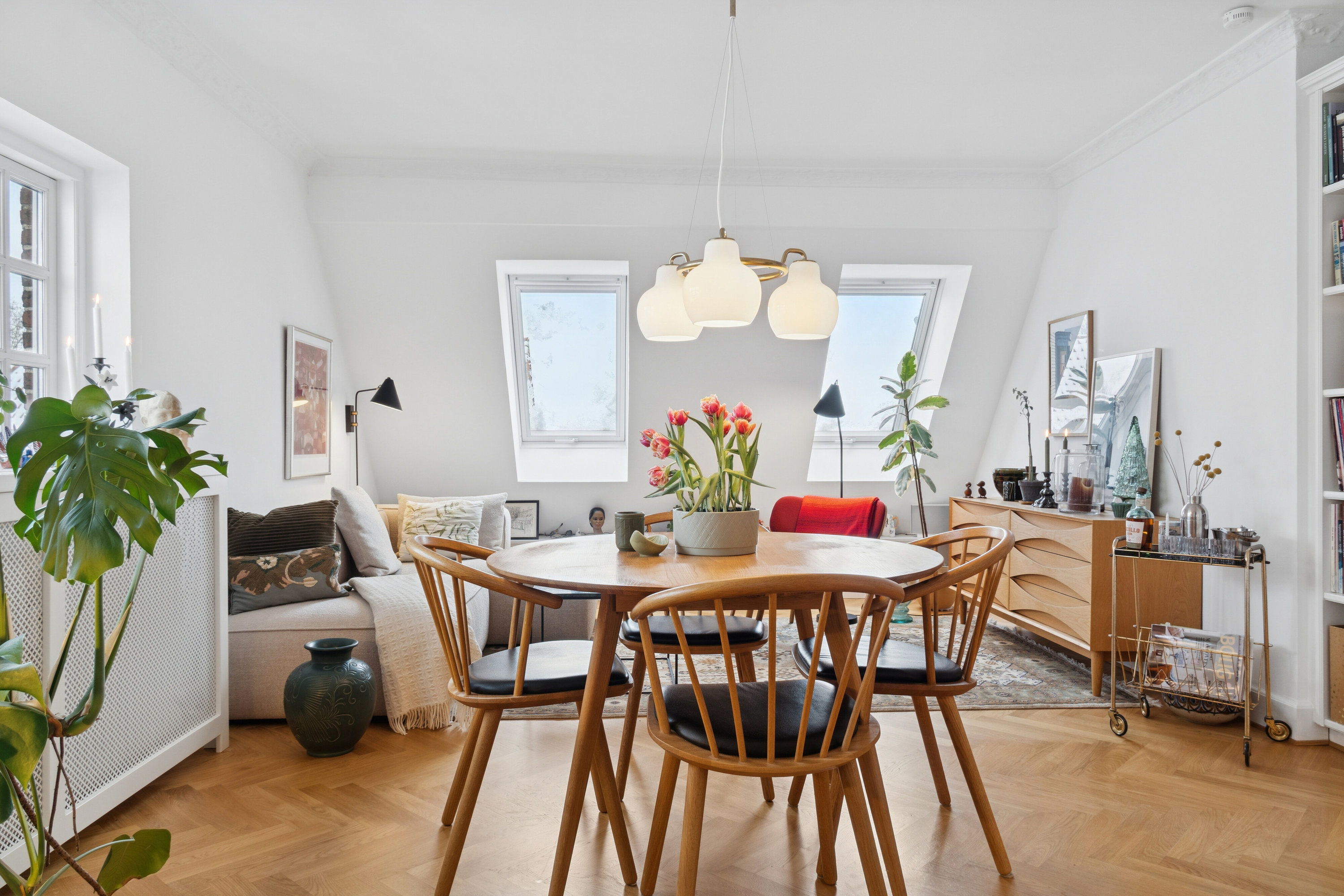 Fremhævet spisestue billede i fuldskærmstilstand. Billede af Kornerups Vænge 6, 3. th., 4000 Roskilde