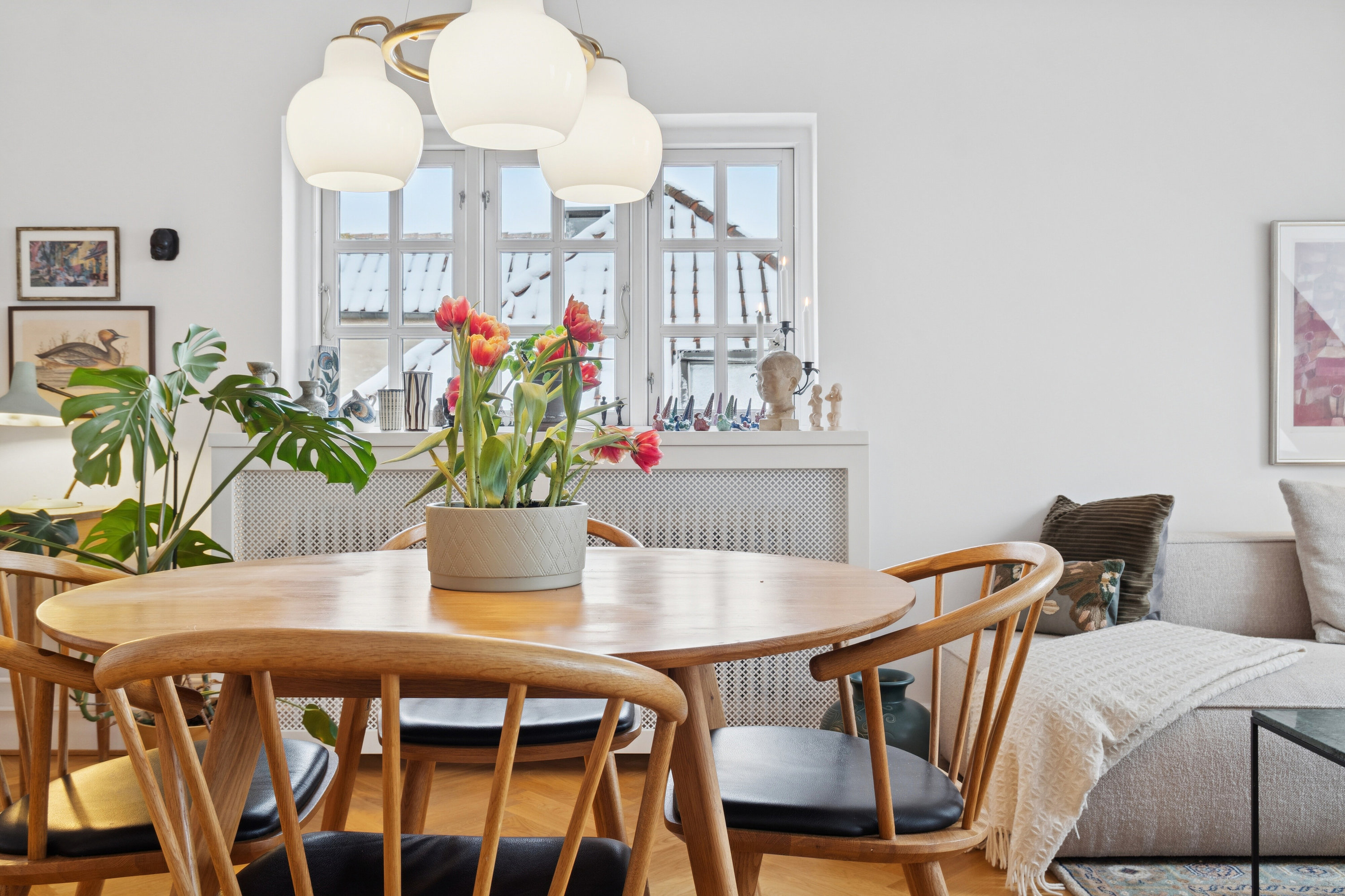 Fremhævet spisestue billede i fuldskærmstilstand. Billede af Kornerups Vænge 6, 3. th., 4000 Roskilde