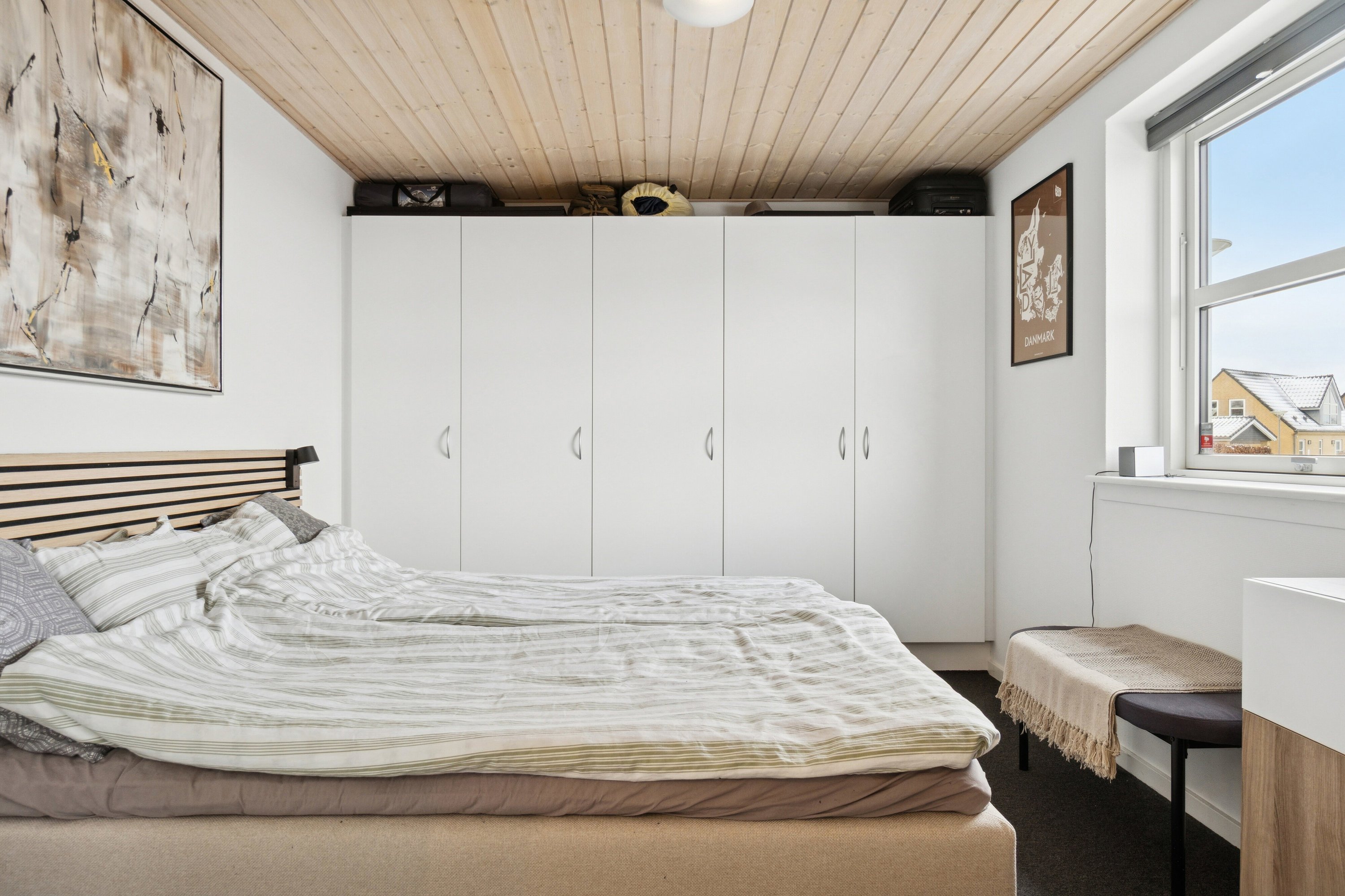 Fremhævet soveværelse billede i fuldskærmstilstand. Billede af Saturnvej 24, 4200 Slagelse