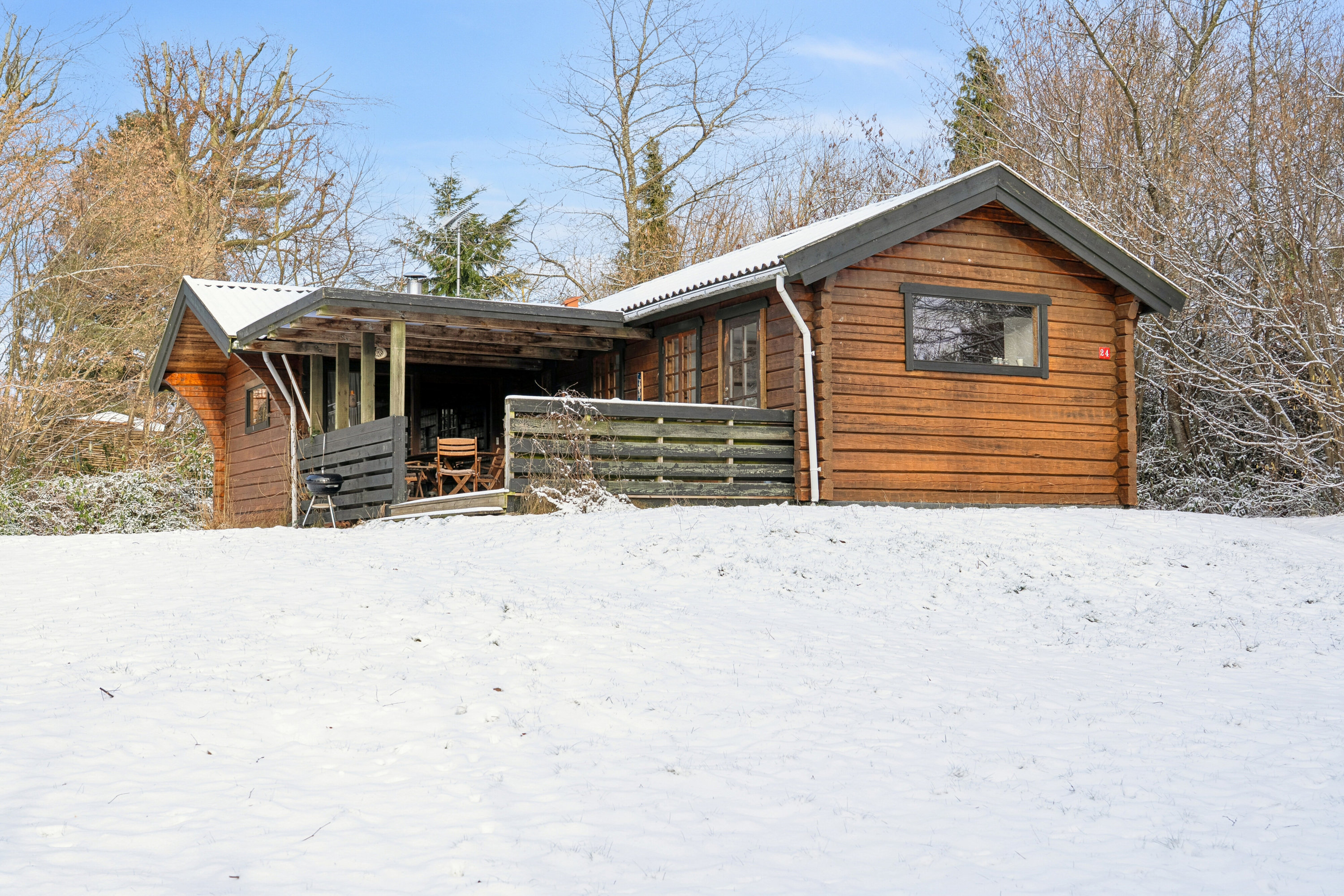 Fritidshus: Set fra haven på Hybenvej 24, 3100 Hornbæk