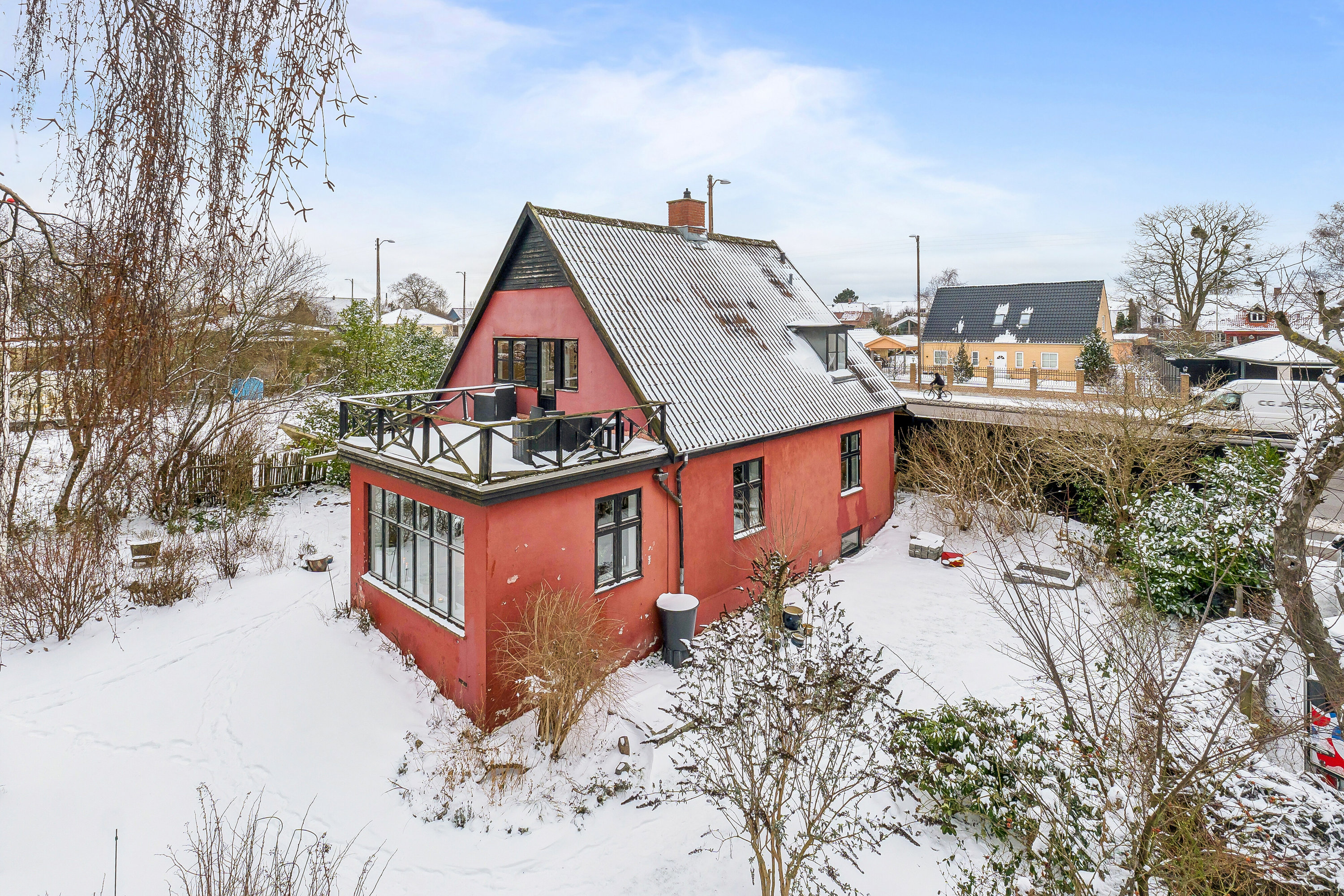 Villa: Set fra haven på Jyllingevej 175, 2610 Rødovre