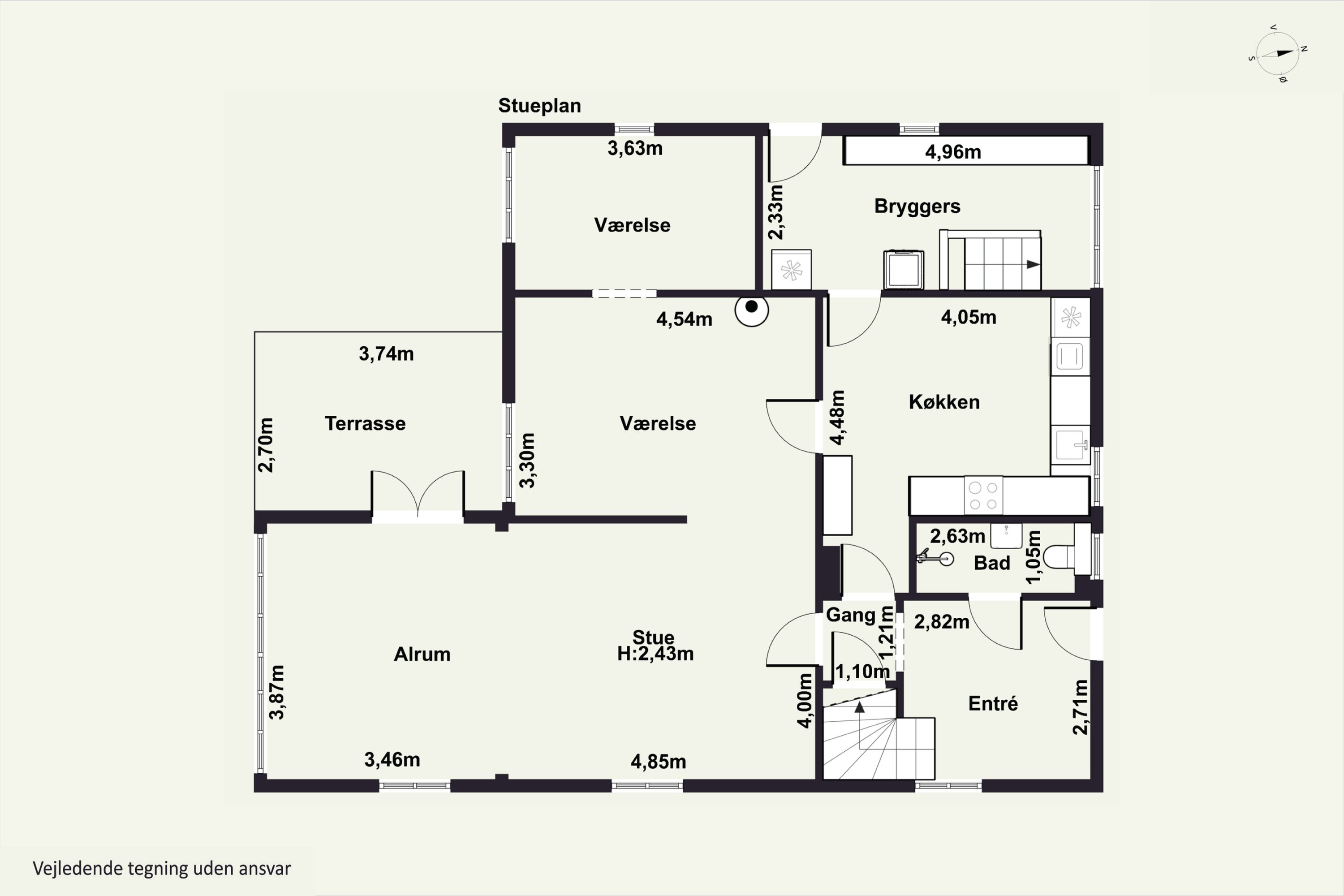 Plantegninger billede af Jyllingevej 175, 2610 Rødovre