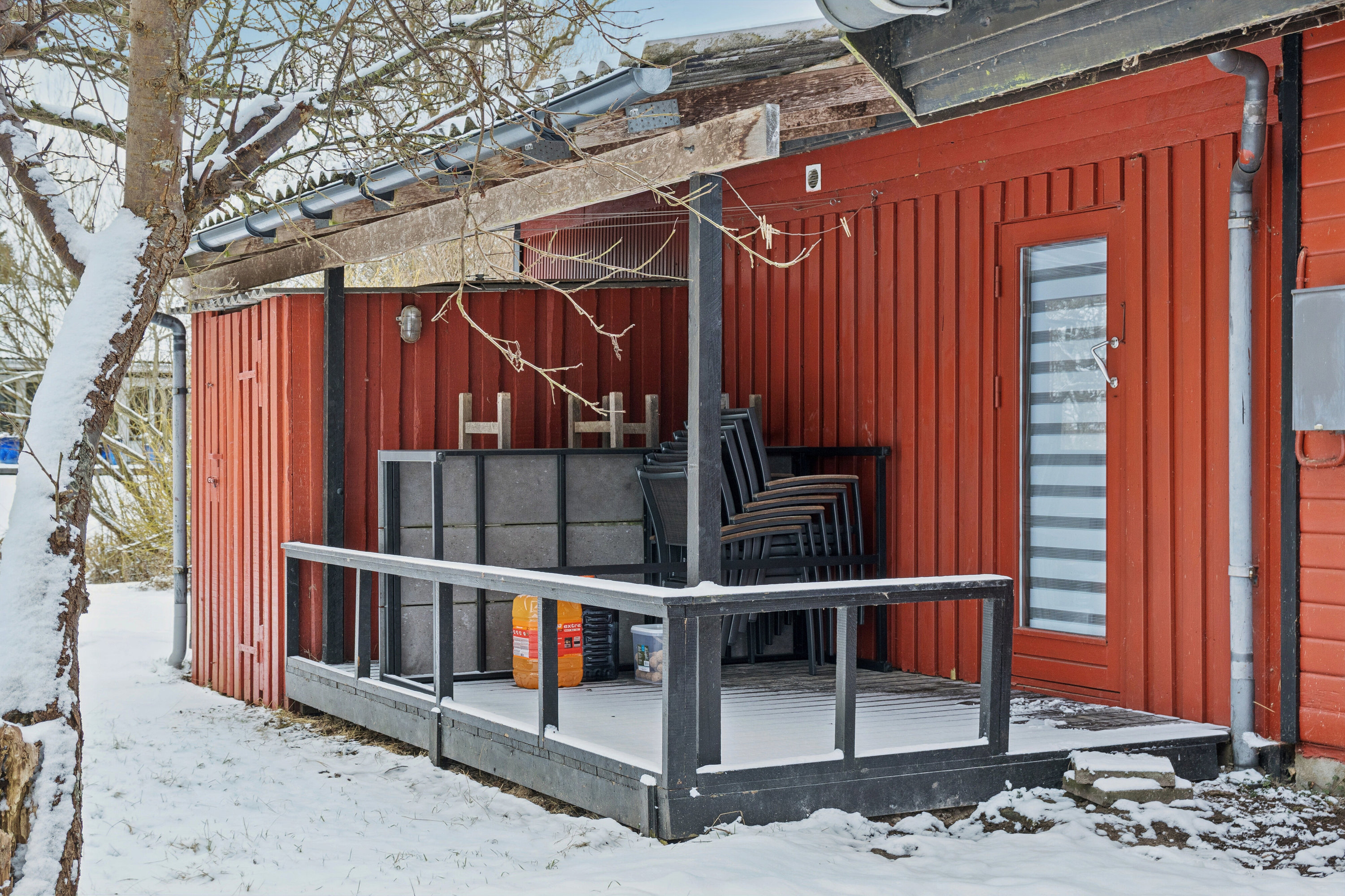 Fremhævet overdækket terrasse billede i fuldskærmstilstand. Billede af Ørnevænget 60, Vellerup, 4050 Skibby