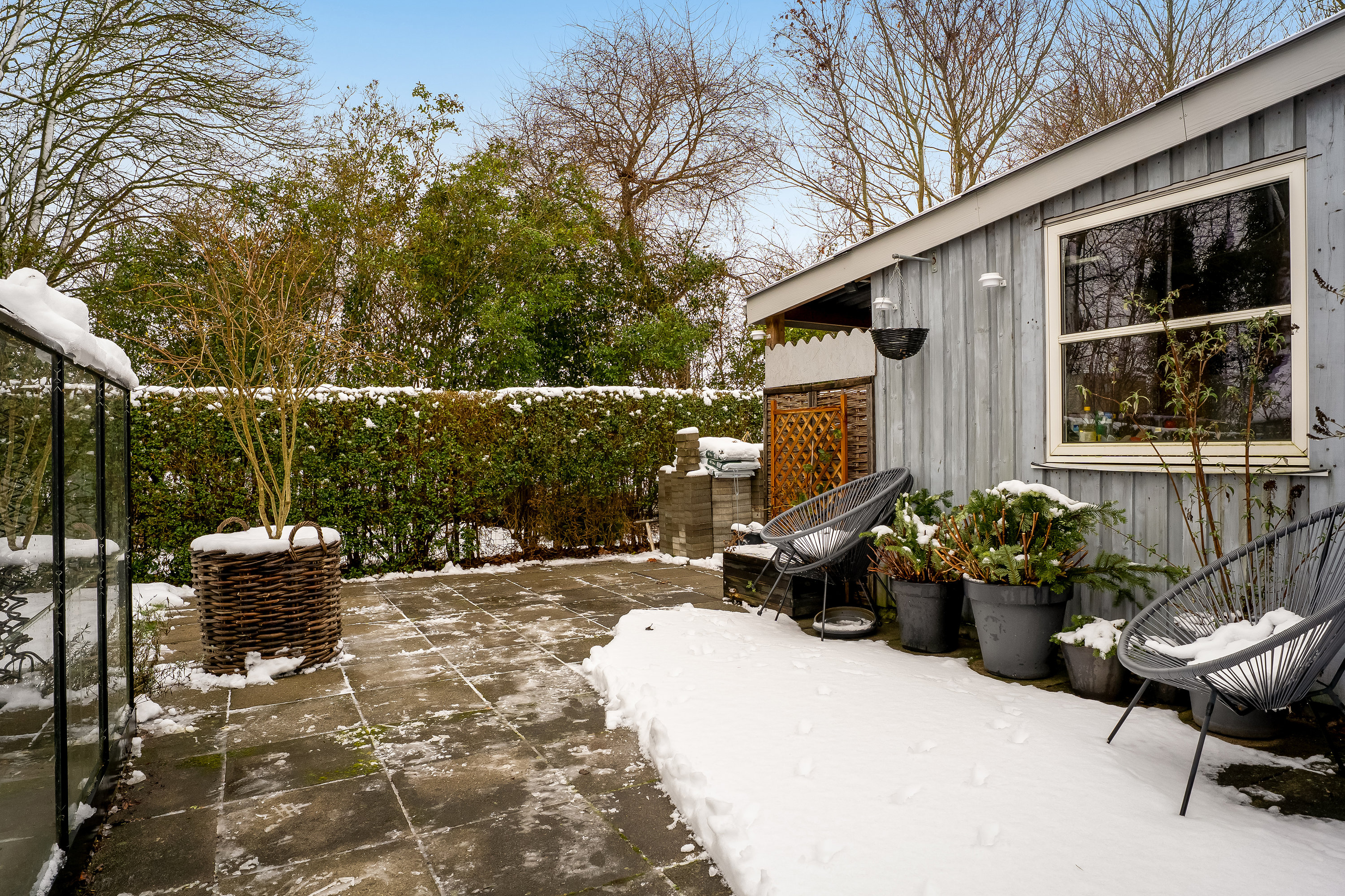 Fremhævet baghave billede i fuldskærmstilstand. Billede af Monrads Vej 5, 4930 Maribo