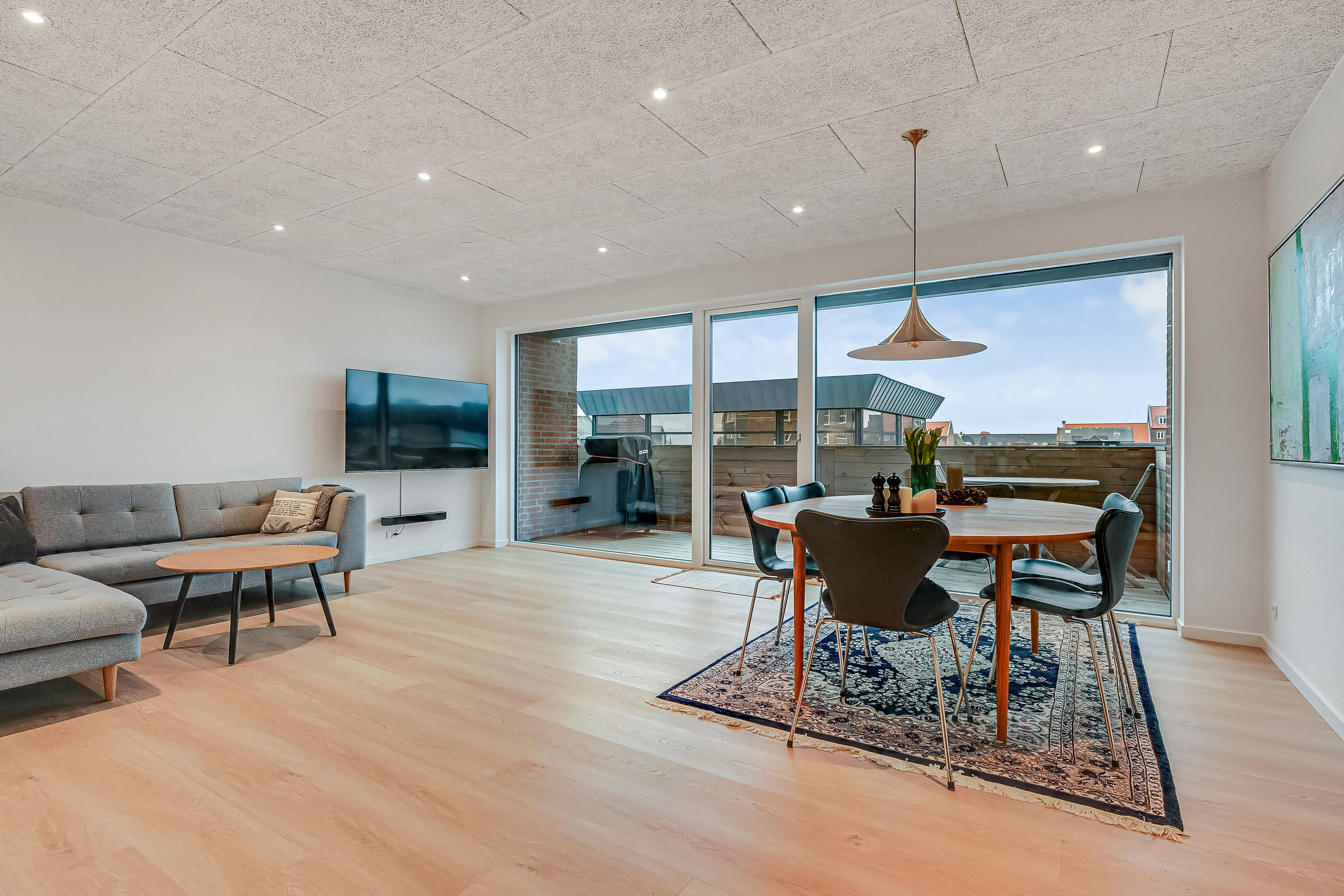 Fremhævet stue billede i fuldskærmstilstand. Billede af Strandbygade 22, 1. 1., 6700 Esbjerg