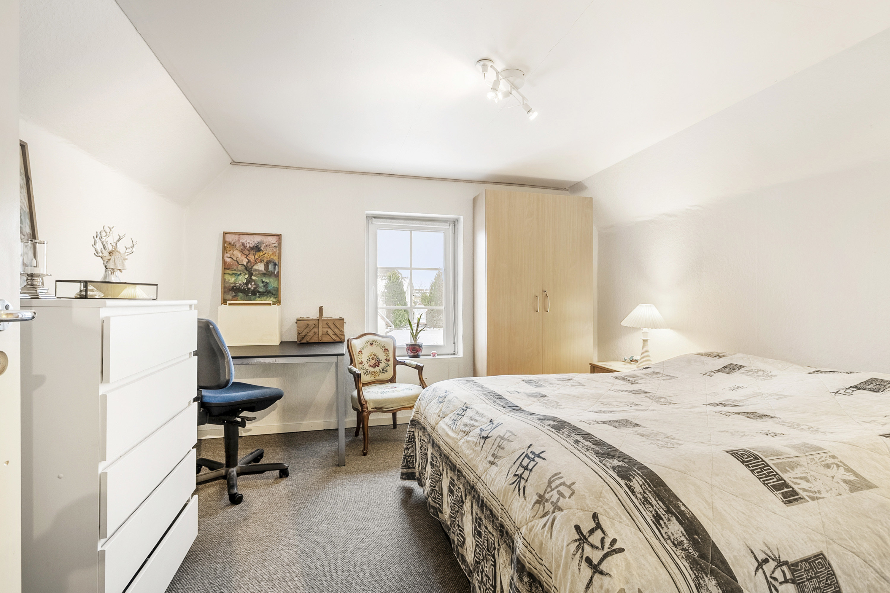 Fremhævet soveværelse billede i fuldskærmstilstand. Billede af Skolegade 6, Kliplev, 6200 Aabenraa