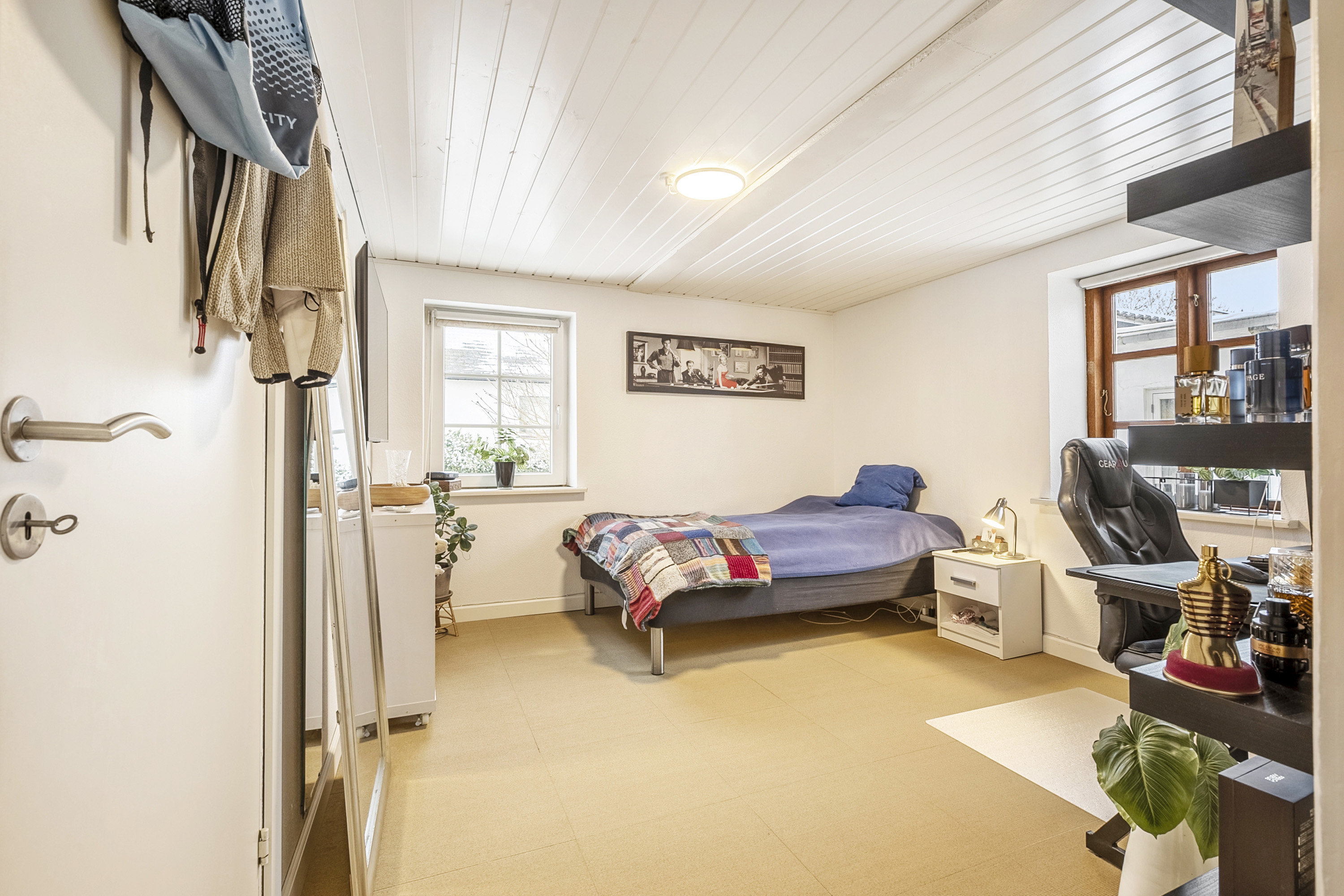 Fremhævet soveværelse billede i fuldskærmstilstand. Billede af Skolegade 6, Kliplev, 6200 Aabenraa