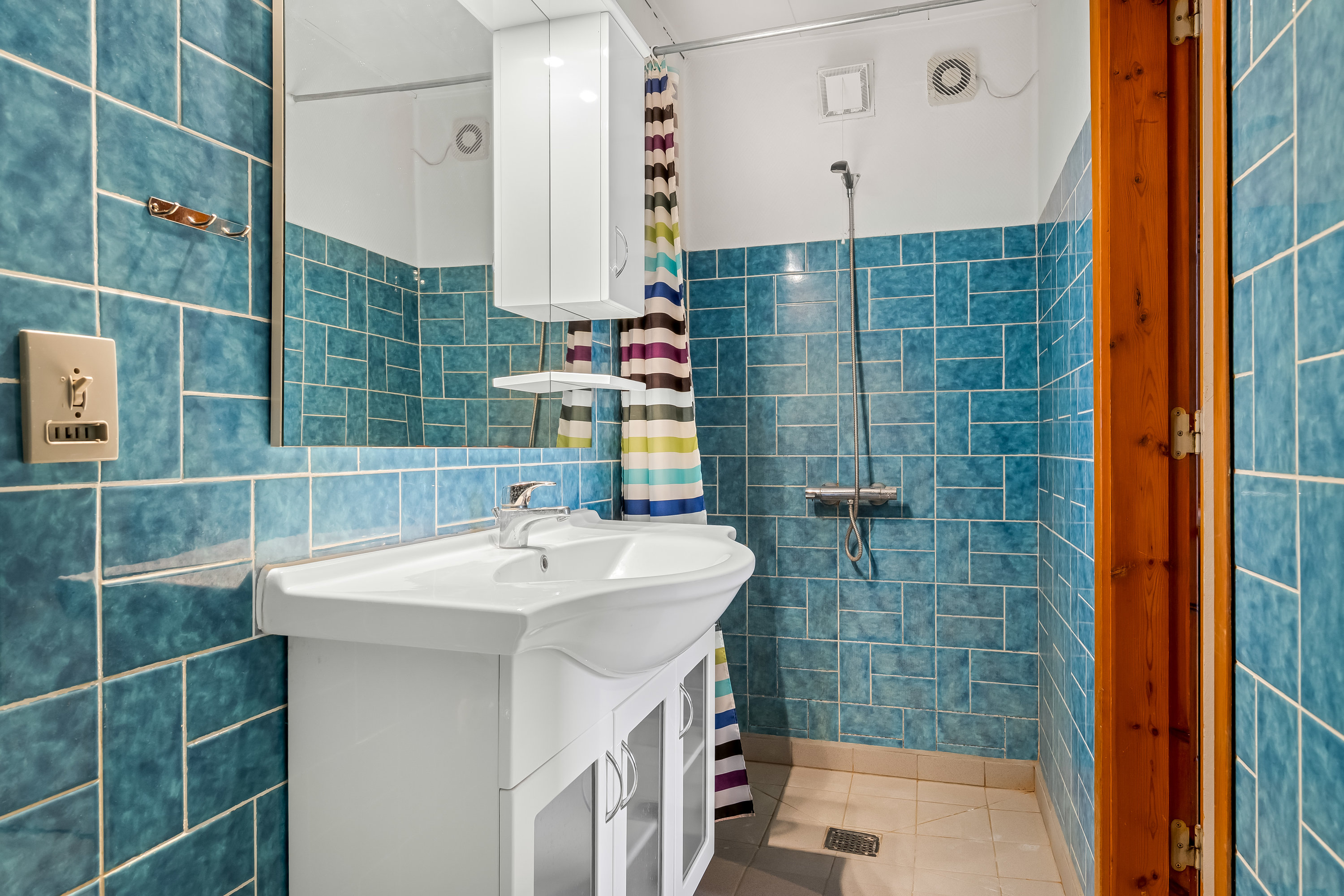 Fremhævet badeværelse billede i fuldskærmstilstand. Billede af Slogsherredsvej 19, Bylderup, 6372 Bylderup-Bov