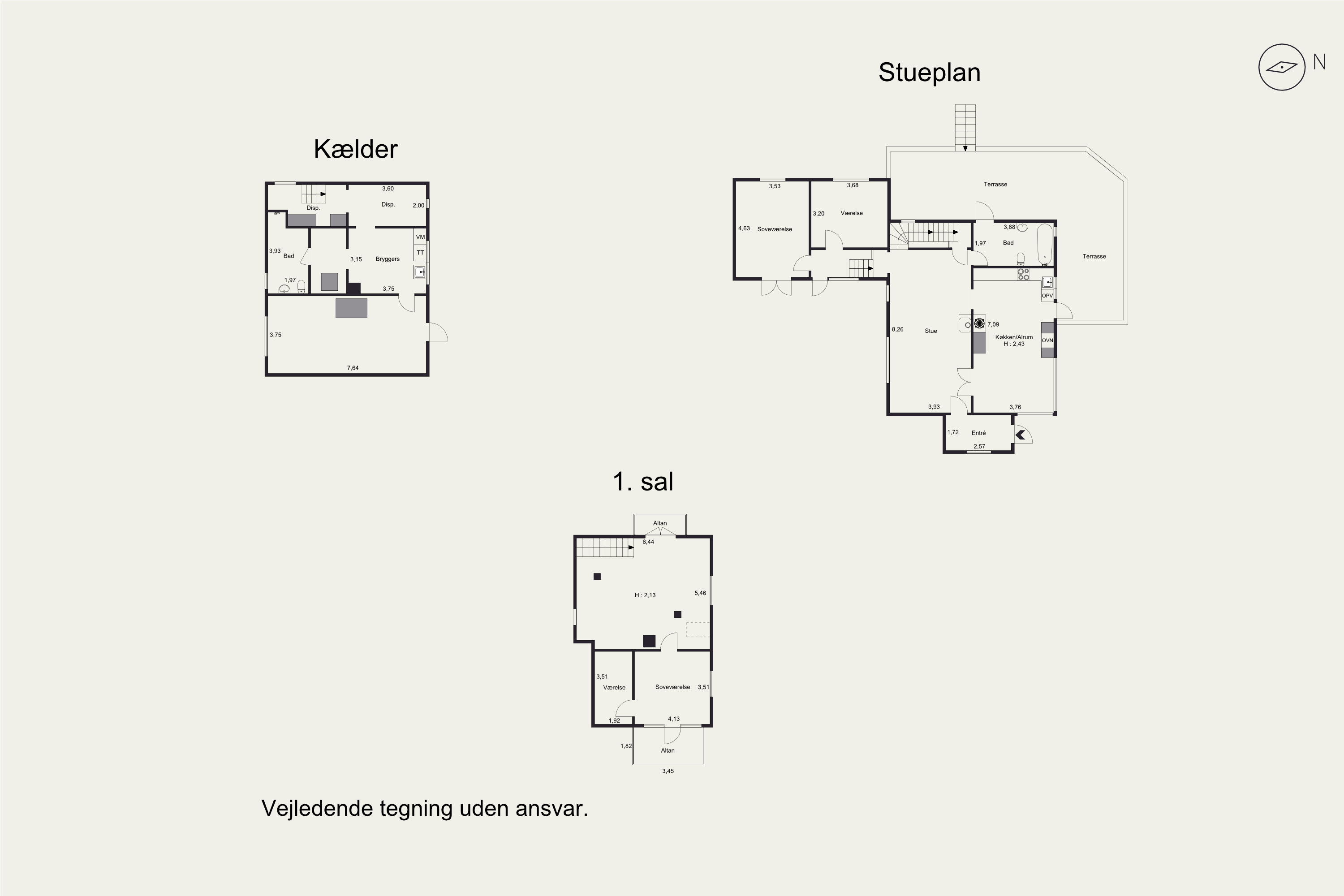 Plantegninger billede af Kraghøjvej 10, Skjold, 7130 Juelsminde