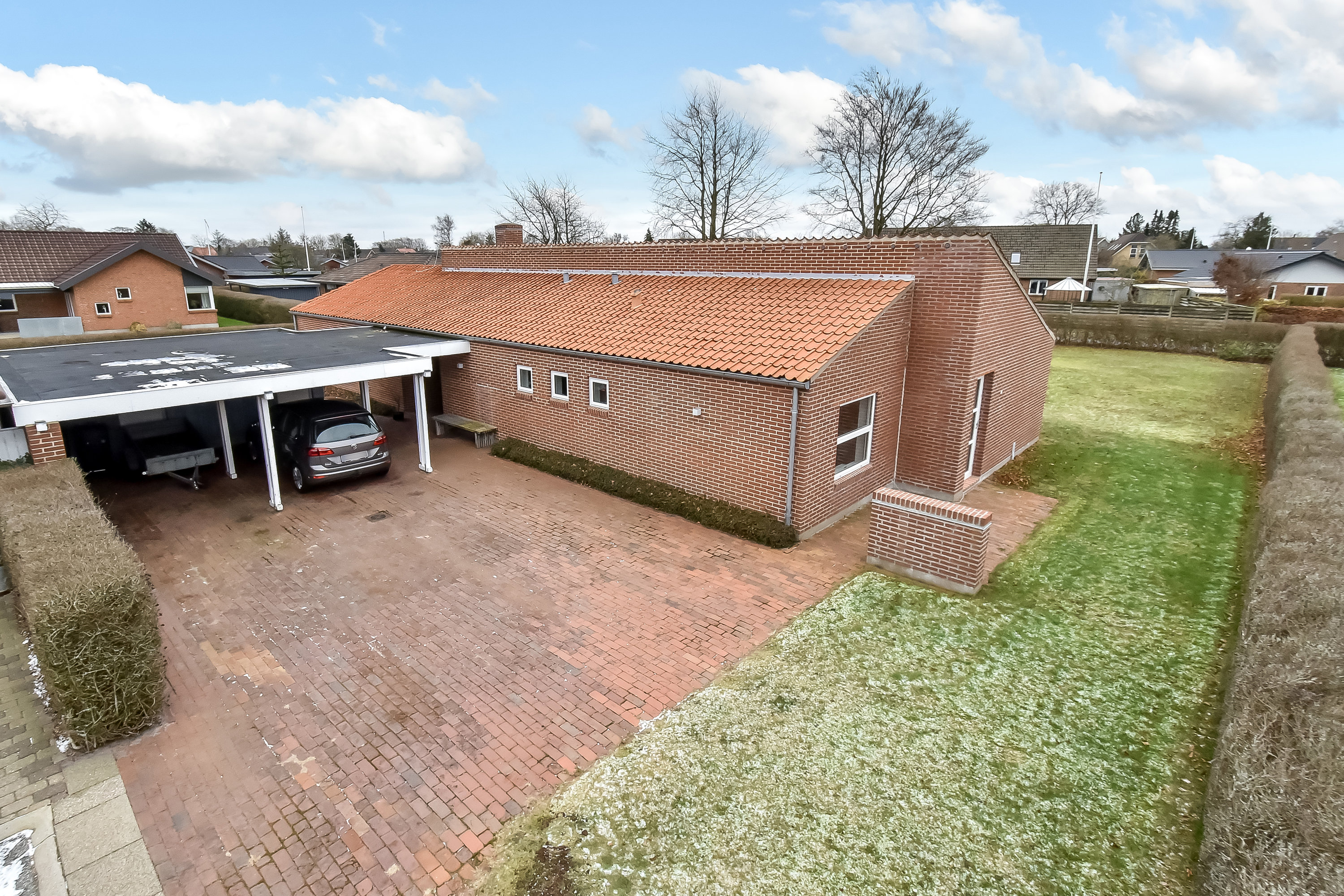 Fremhævet ejendommen billede i fuldskærmstilstand. Billede af Præstegårdvænget 19, 7451 Sunds