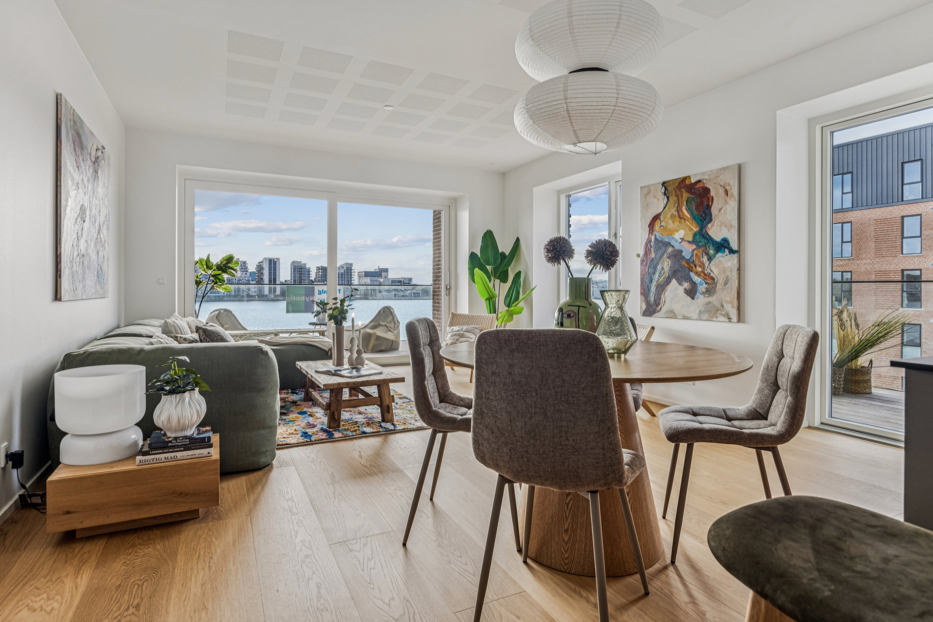 Fremhævet stue billede i fuldskærmstilstand. Billede af Stigsborg Brygge 169, 3. 4., 9400 Nørresundby