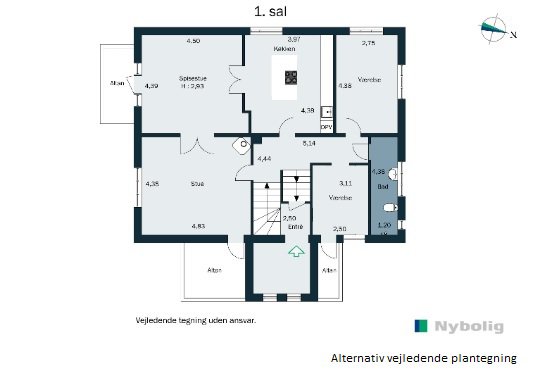 Plantegninger billede af Hellerupvej 86, 1., 2900 Hellerup