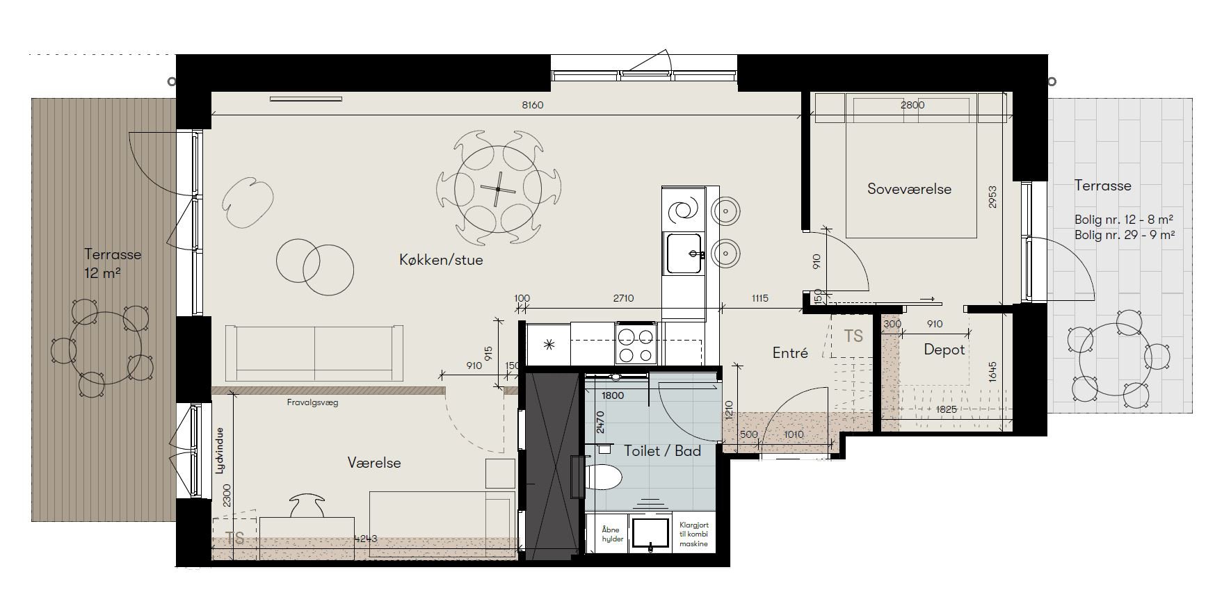 Plantegninger billede af Egehaven 22, st.. th.., 2610 Rødovre