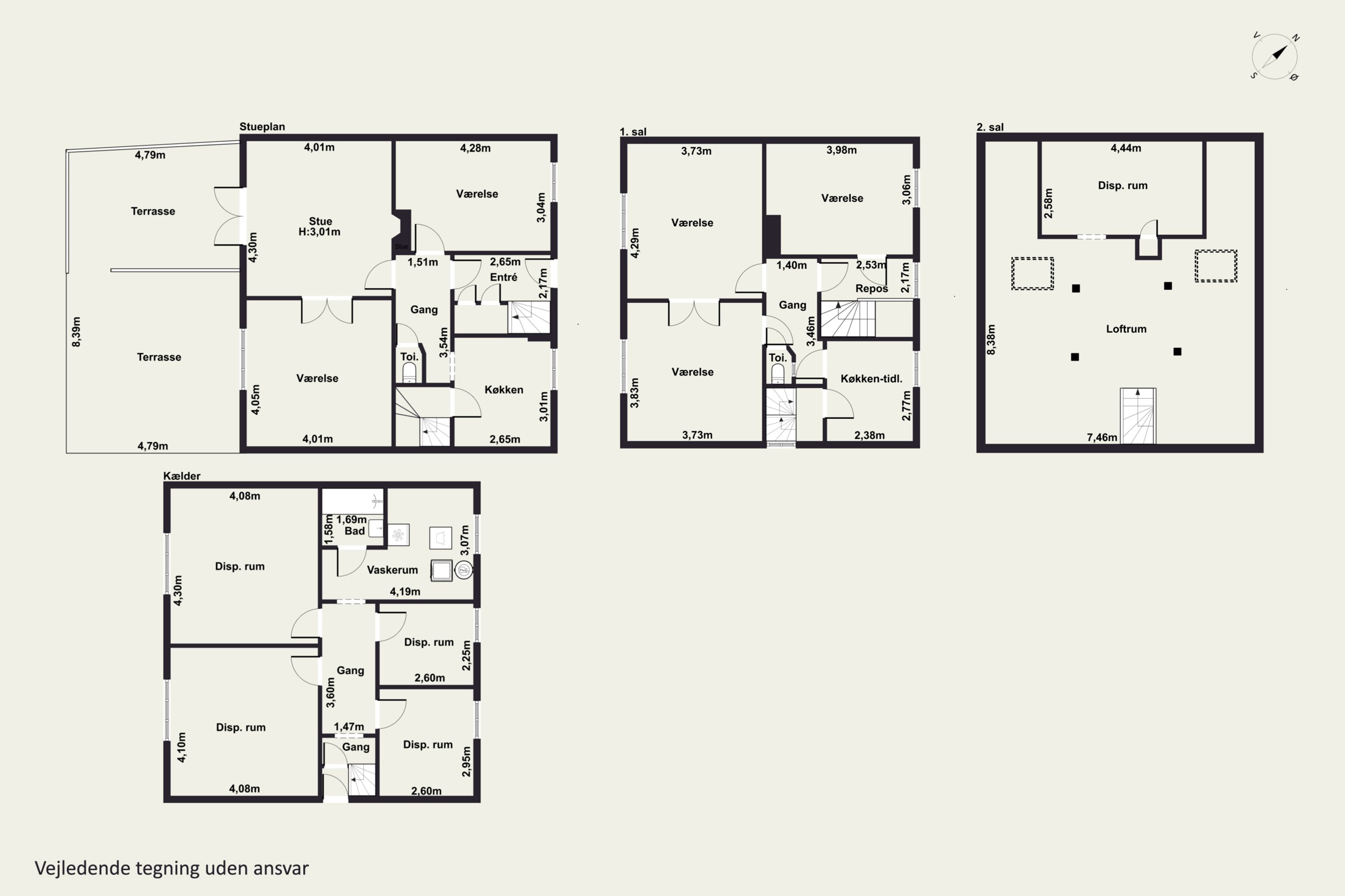 Plantegninger billede af Møllevej 53, 7700 Thisted