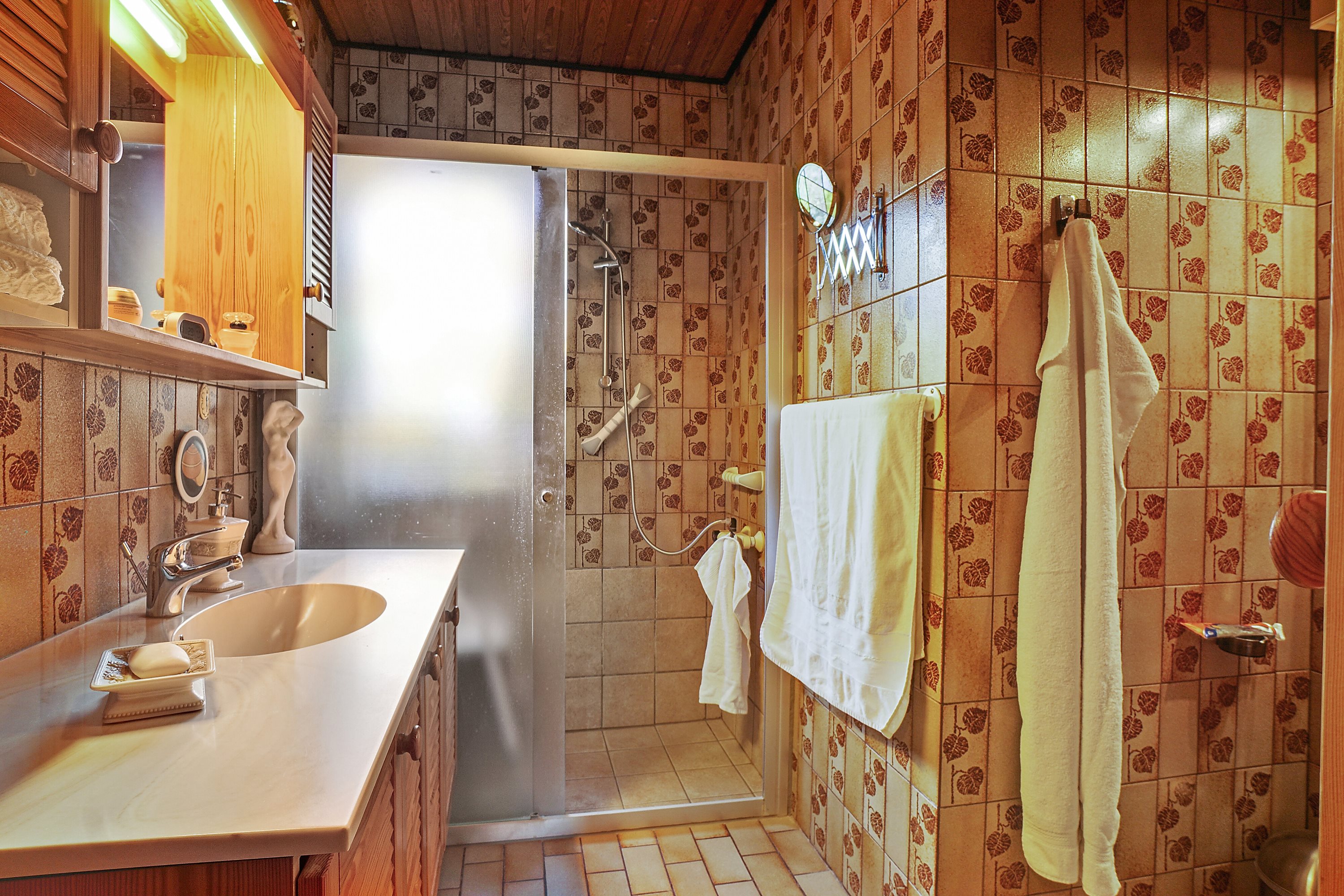 Fremhævet badeværelse billede i fuldskærmstilstand. Billede af Engen 14, 7770 Vestervig